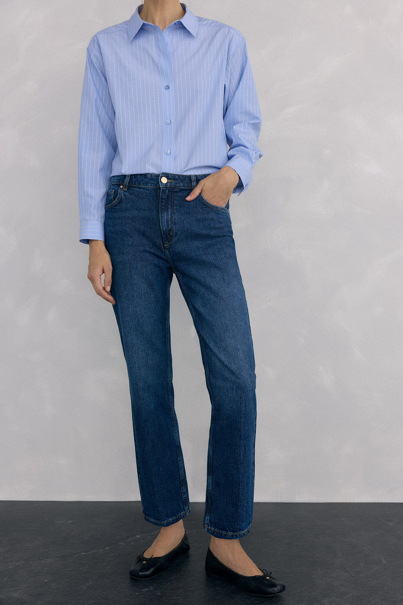 Pedro del Hierro Jeans rectos b&aacute;sicos
