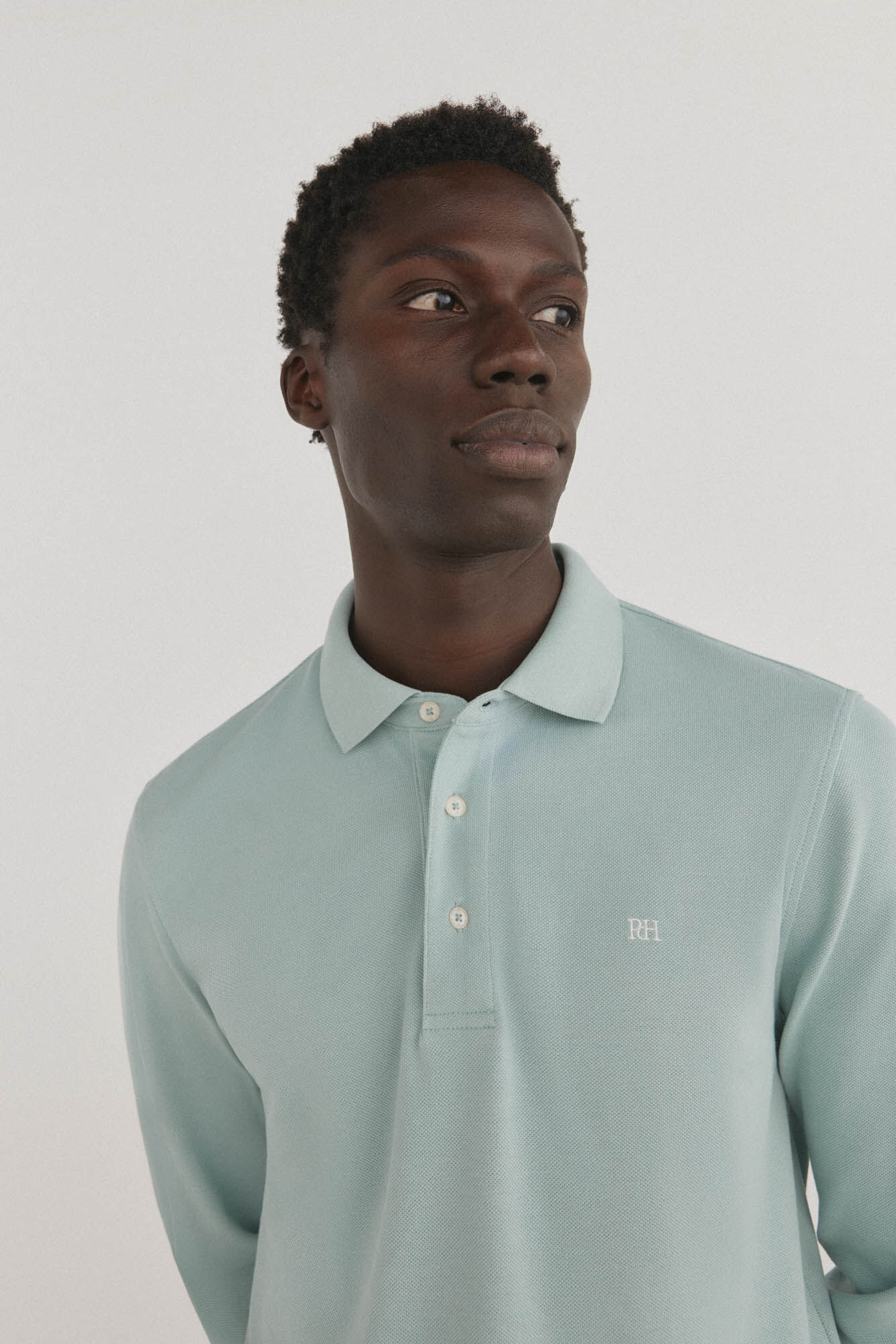 Pedro del Hierro Polo b&aacute;sico manga larga