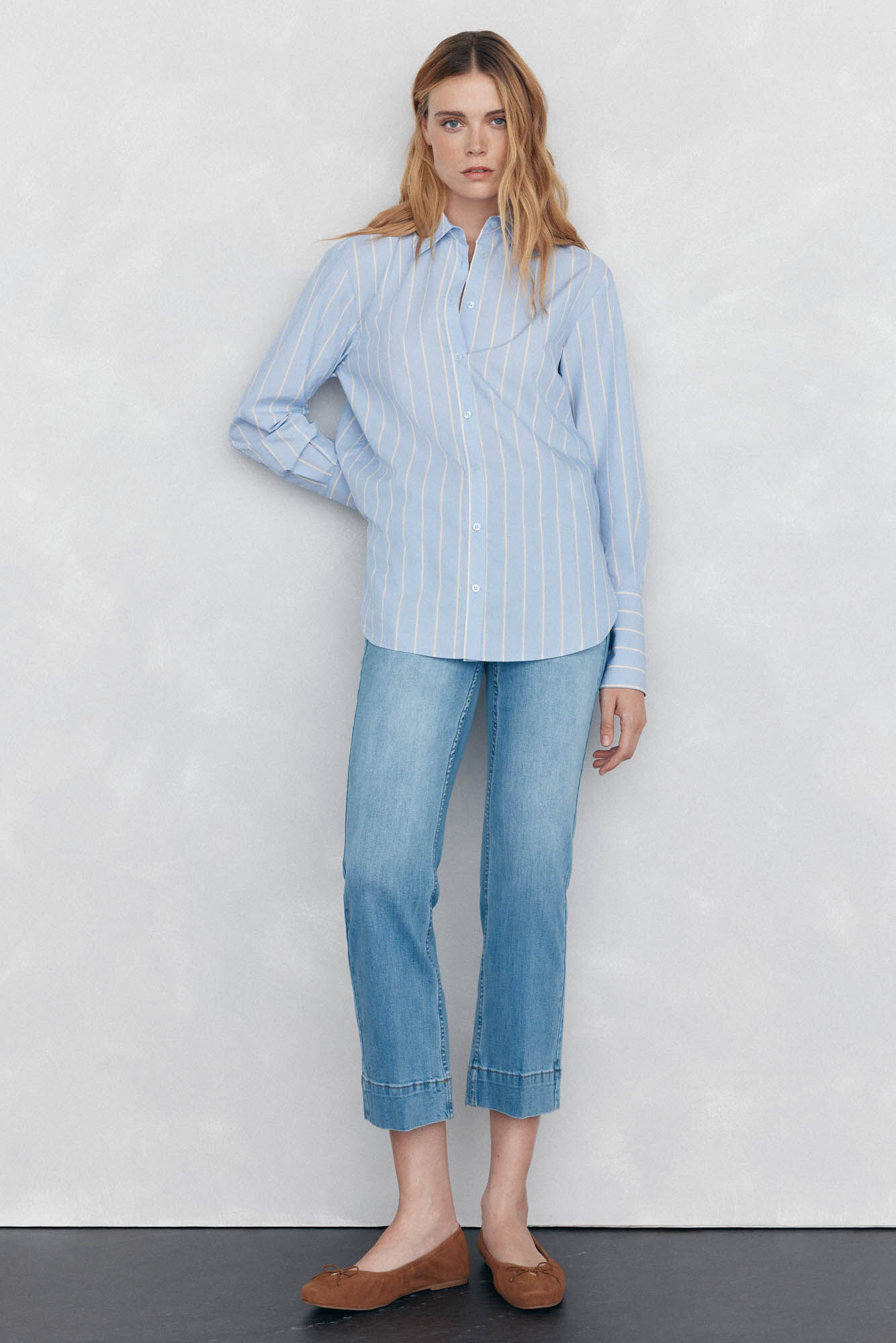 Pedro del Hierro Jeans stove pipe cropped