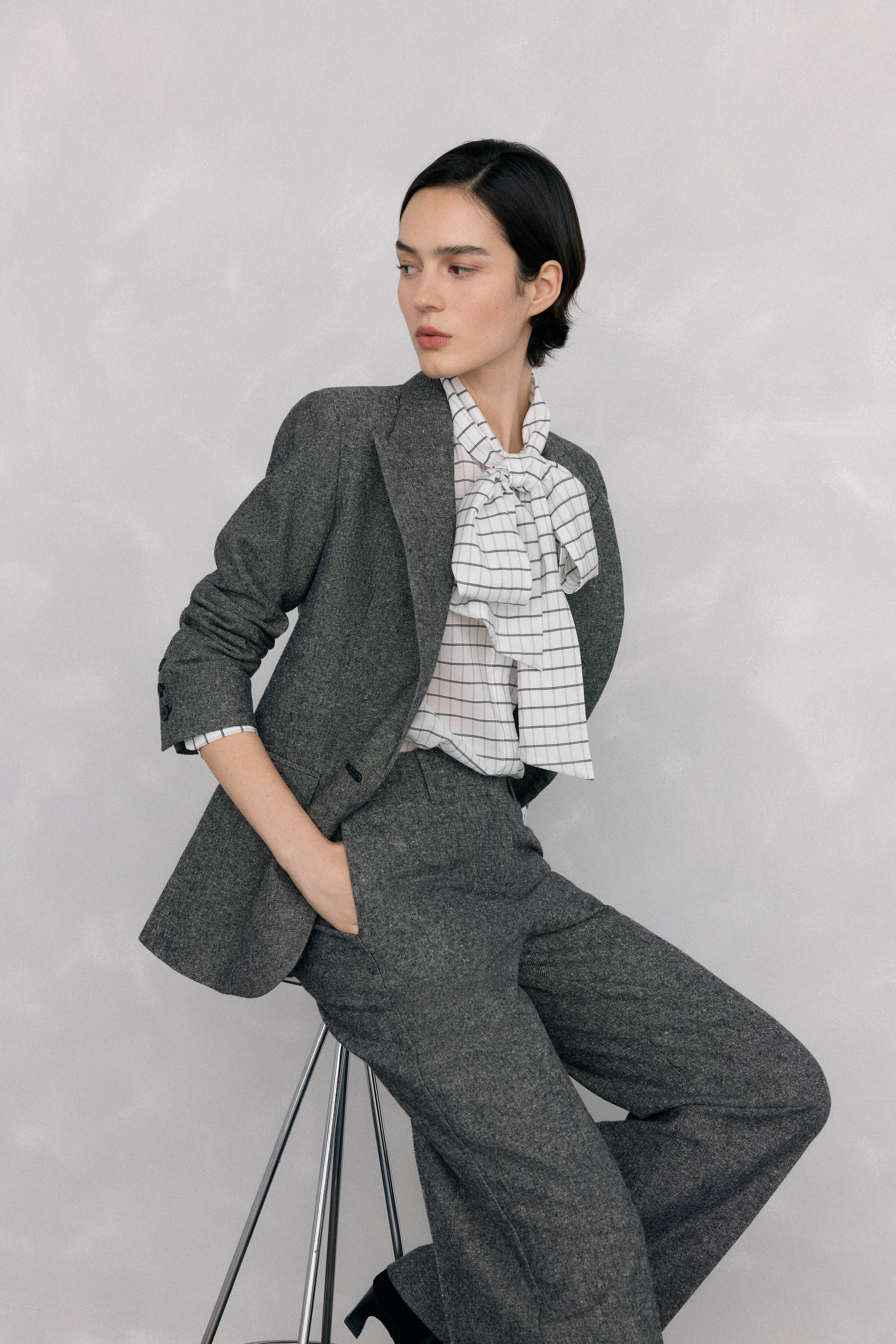 Pedro del Hierro Pantal&oacute;n recto cheviot