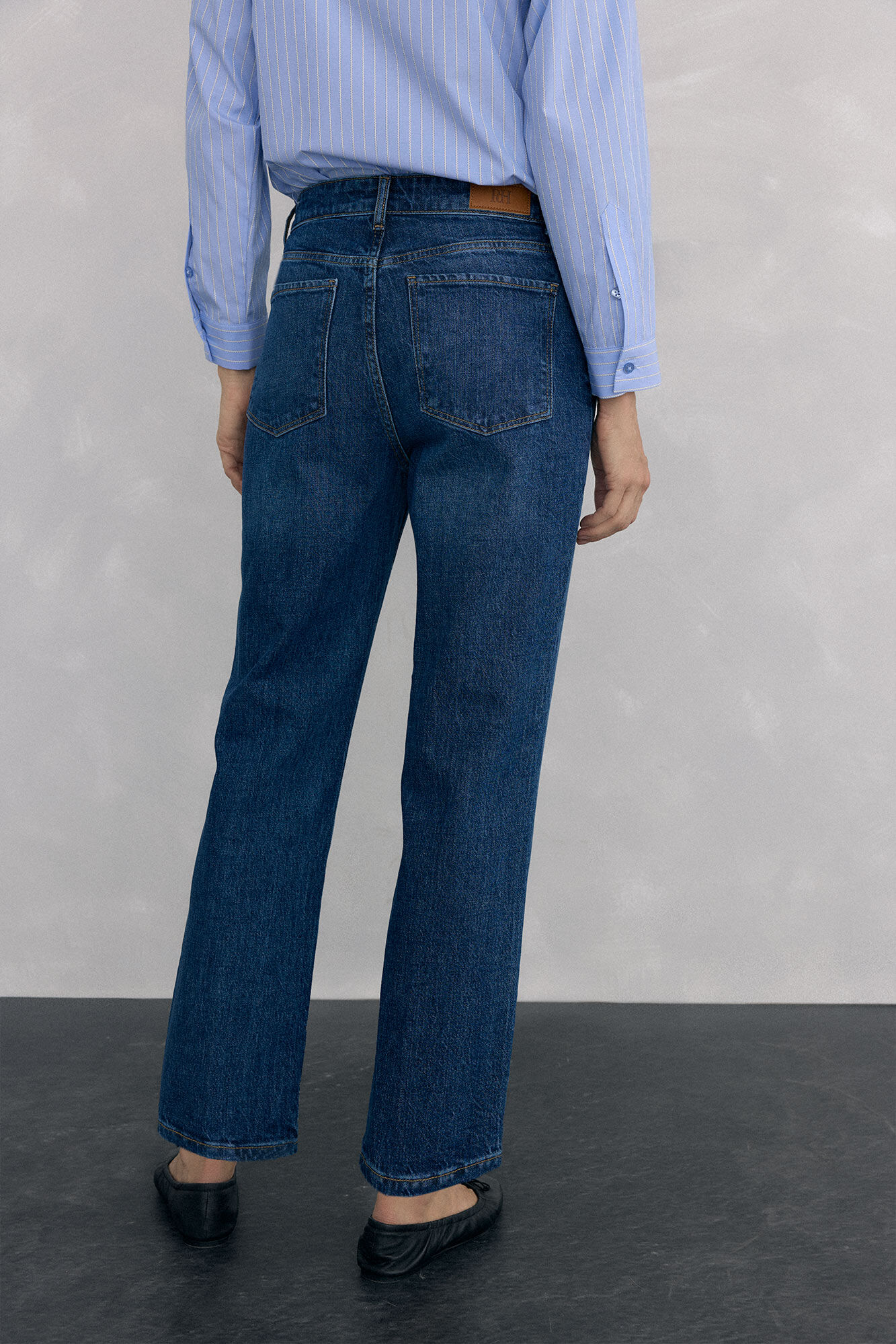 Pedro del Hierro Jeans rectos b&aacute;sicos Azul