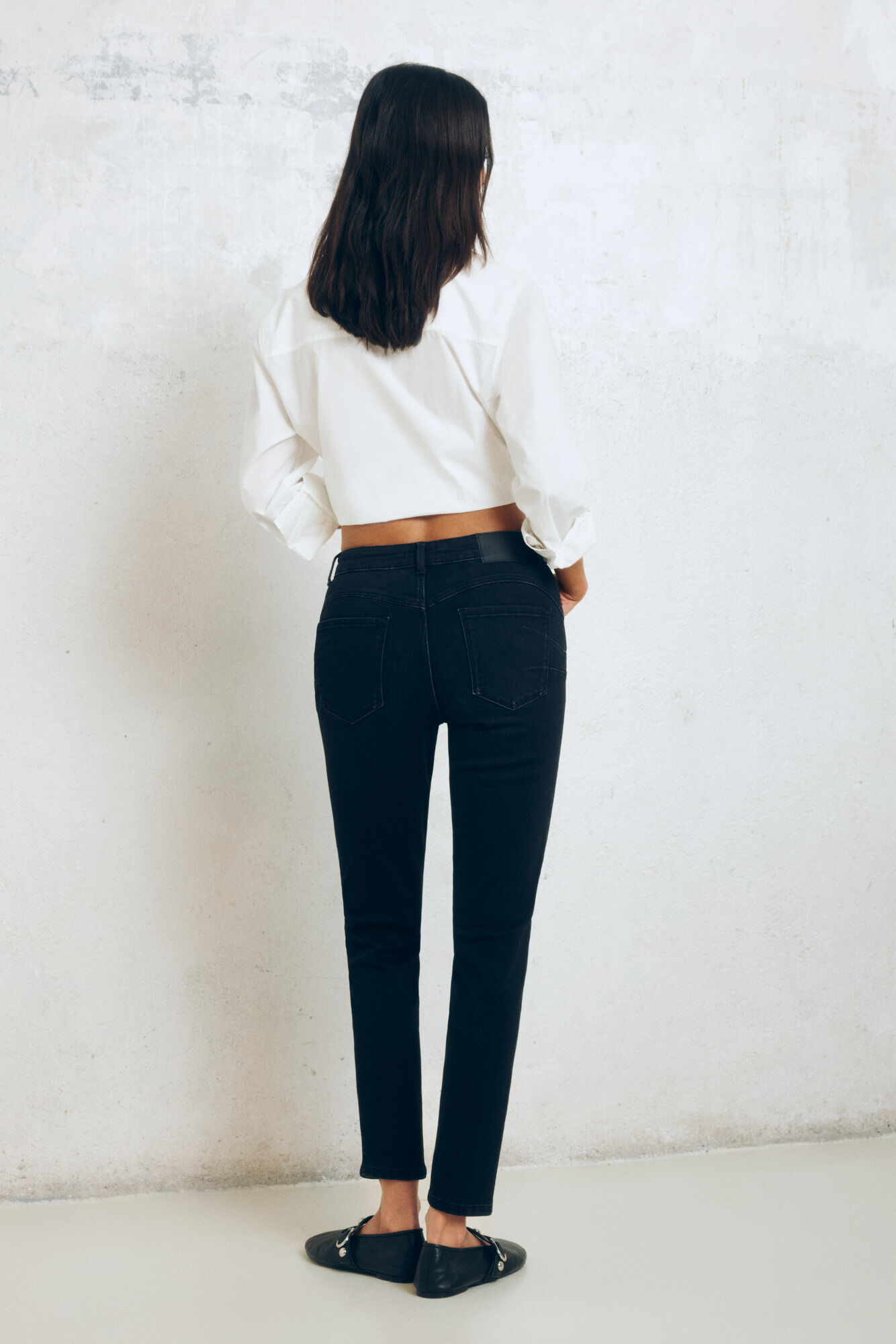 Springfield Jeans push up negro