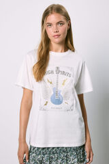High Spirits Playera Freedom blanco