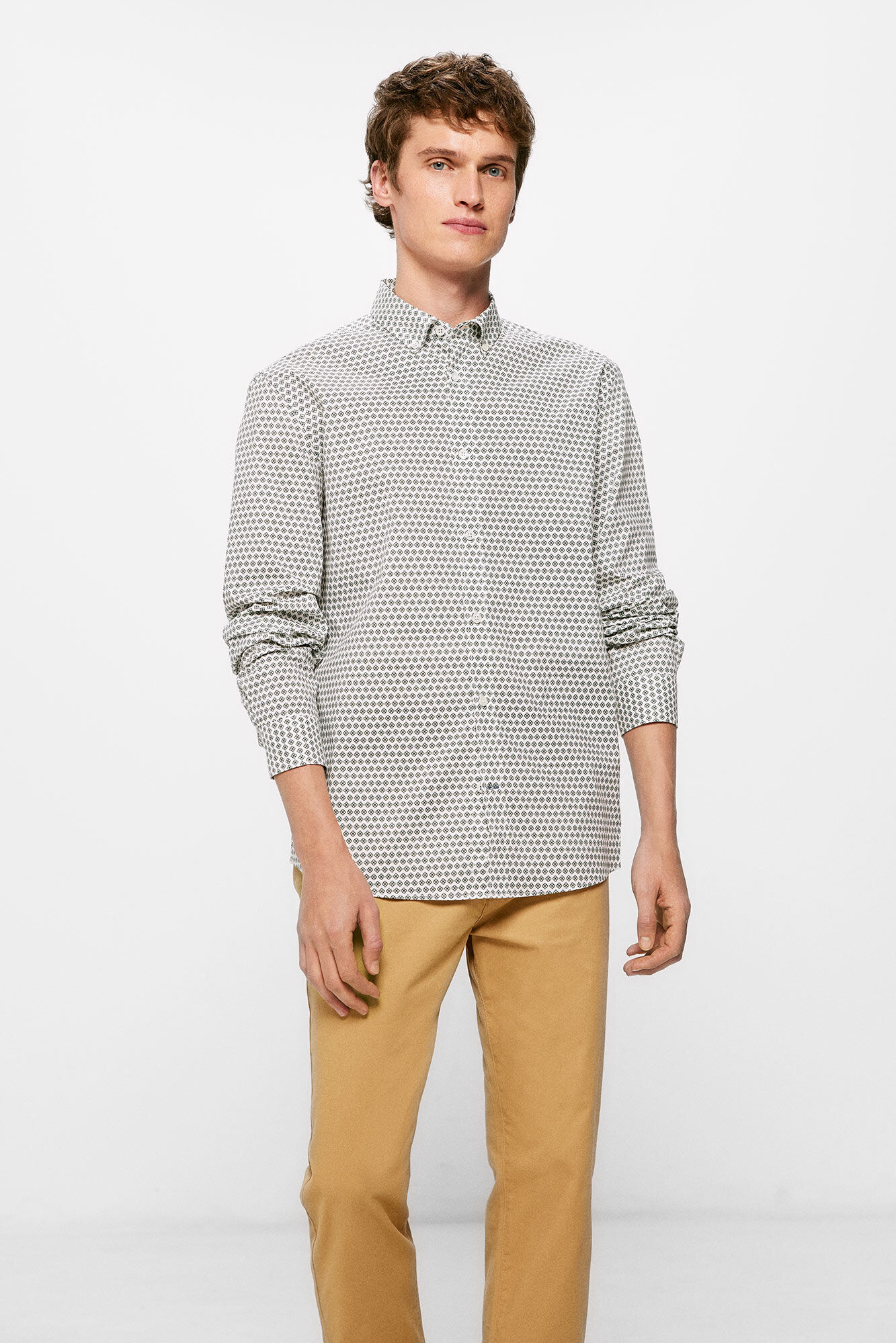 Springfield Camisa estampada natural
