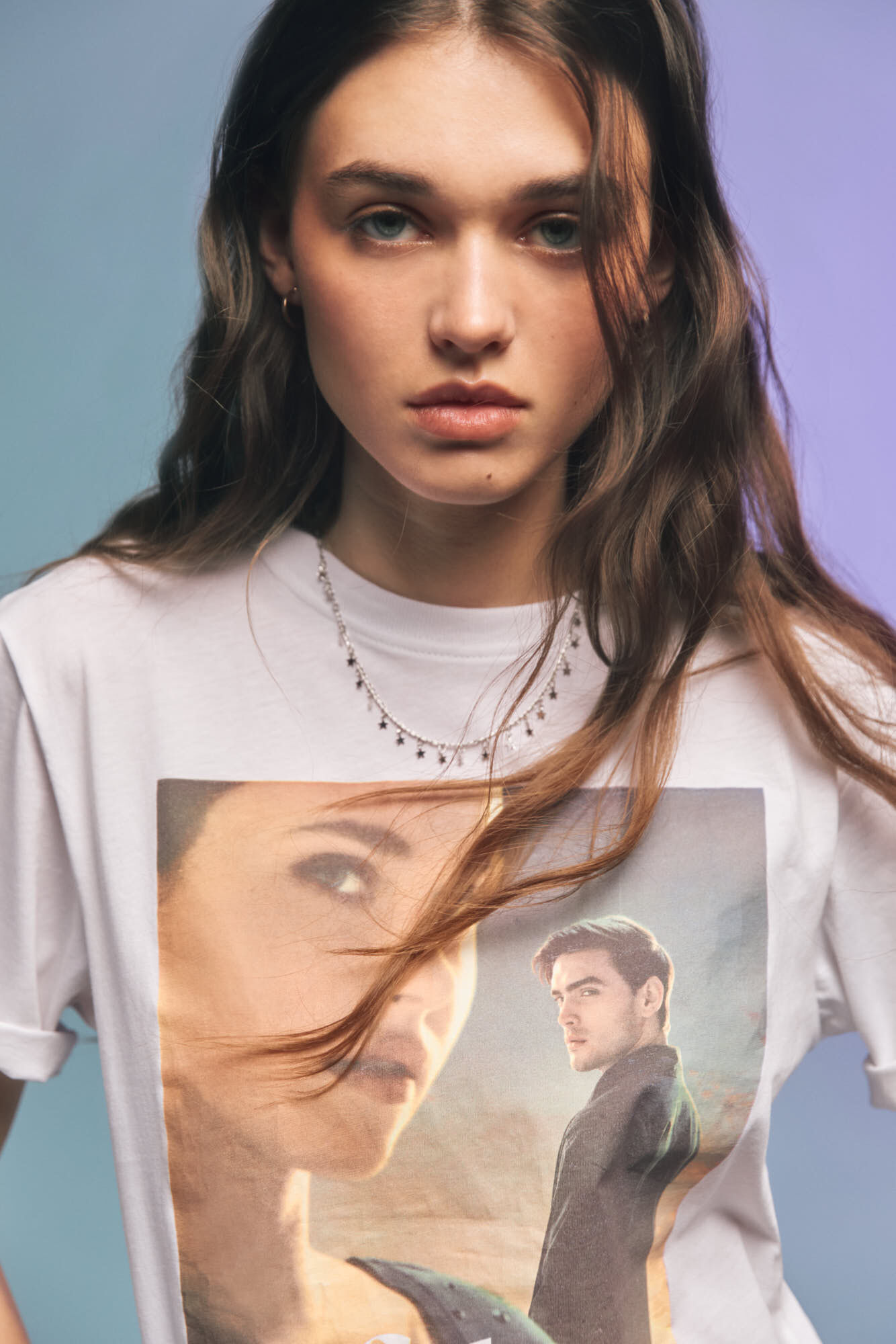 Springfield Playera gr&aacute;fica caf&eacute;
