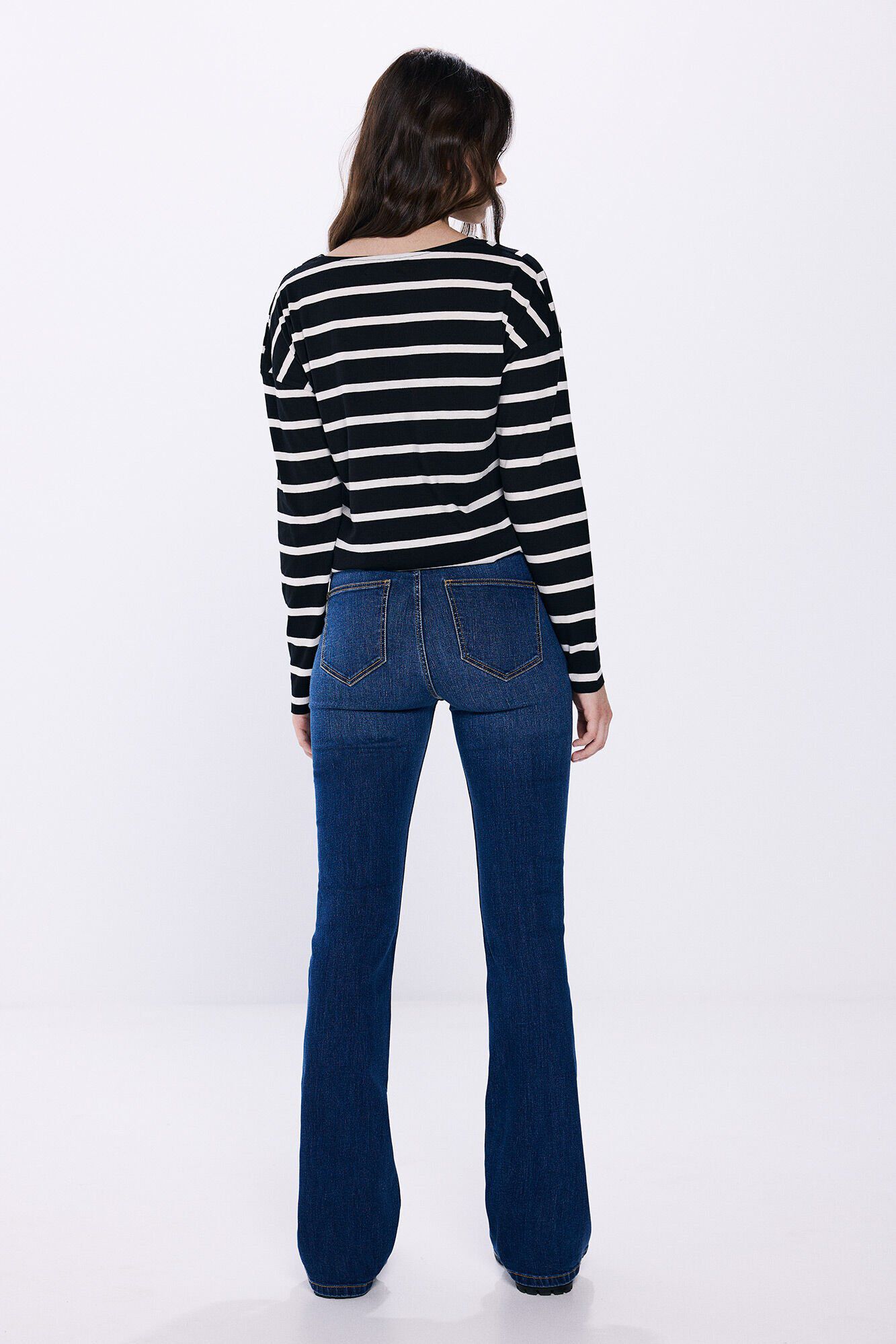 Springfield Jeans Flare azul