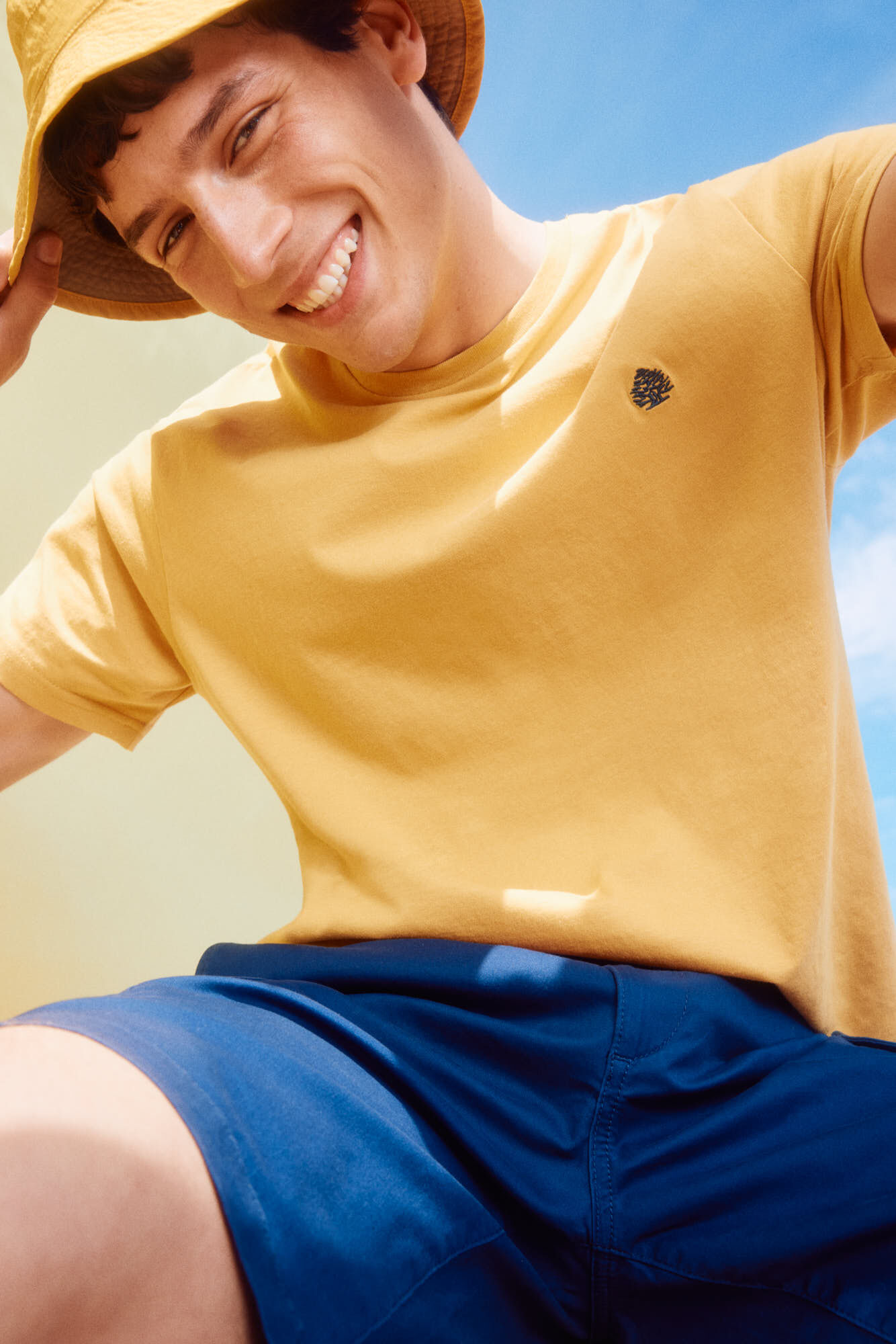 Springfield Playera b&aacute;sica &aacute;rbol amarillo