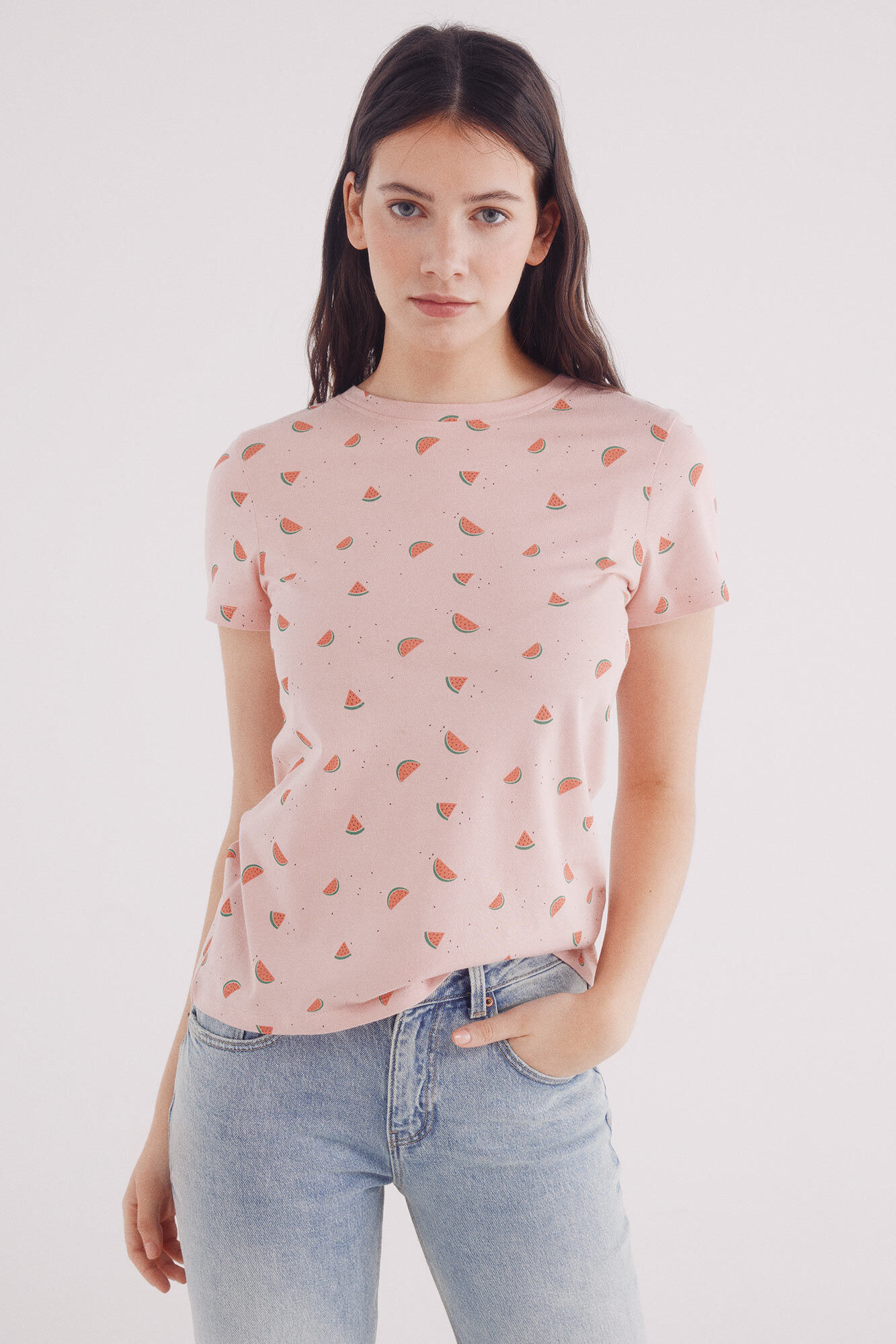 Springfield Playera estampado frutas