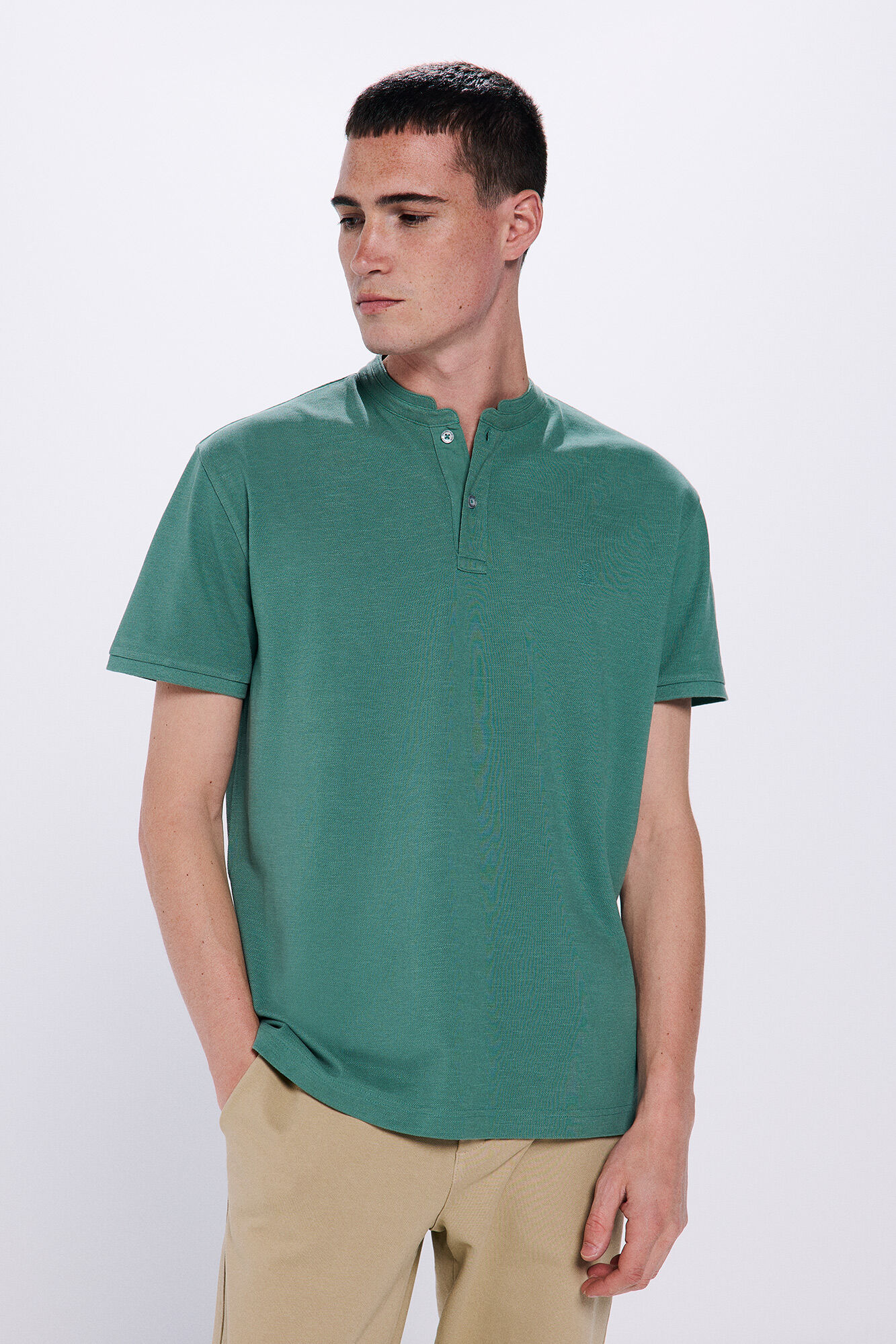 Springfield Polo piqu&eacute; cuello mao