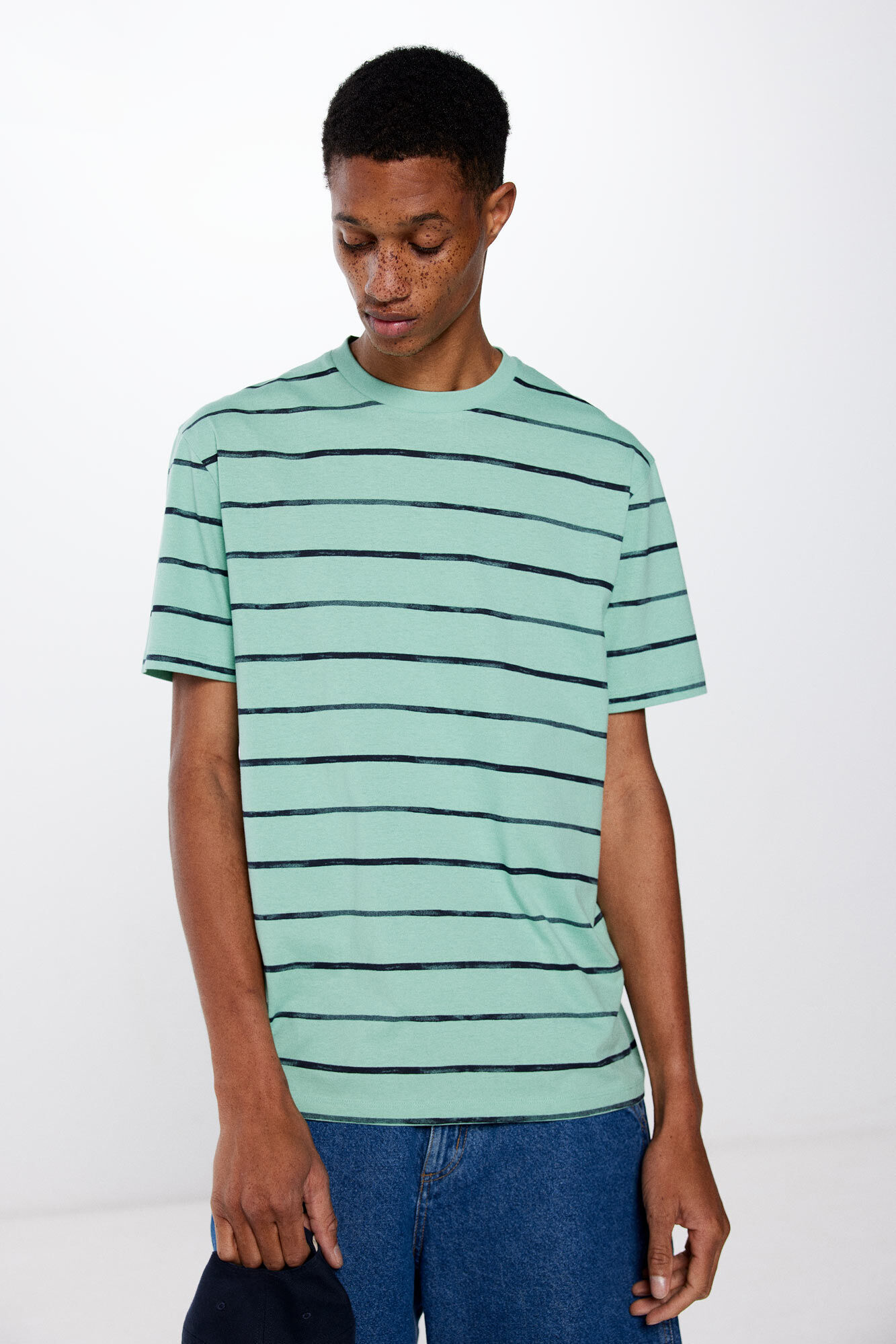 Springfield Playera rayas acuarela
