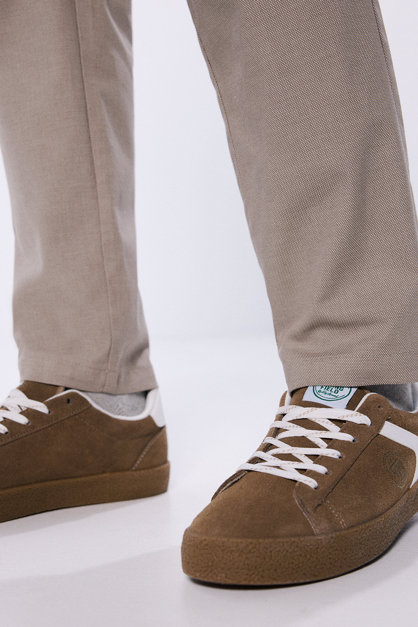 Springfield Pantal&oacute;n chino vestir comfort slim fit caf&eacute;