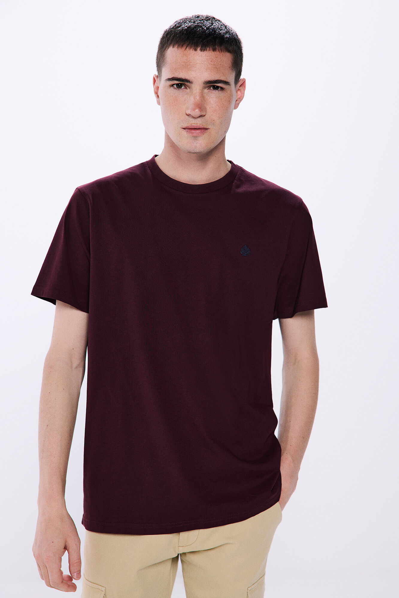 Springfield Playera b&aacute;sica cuello redondo