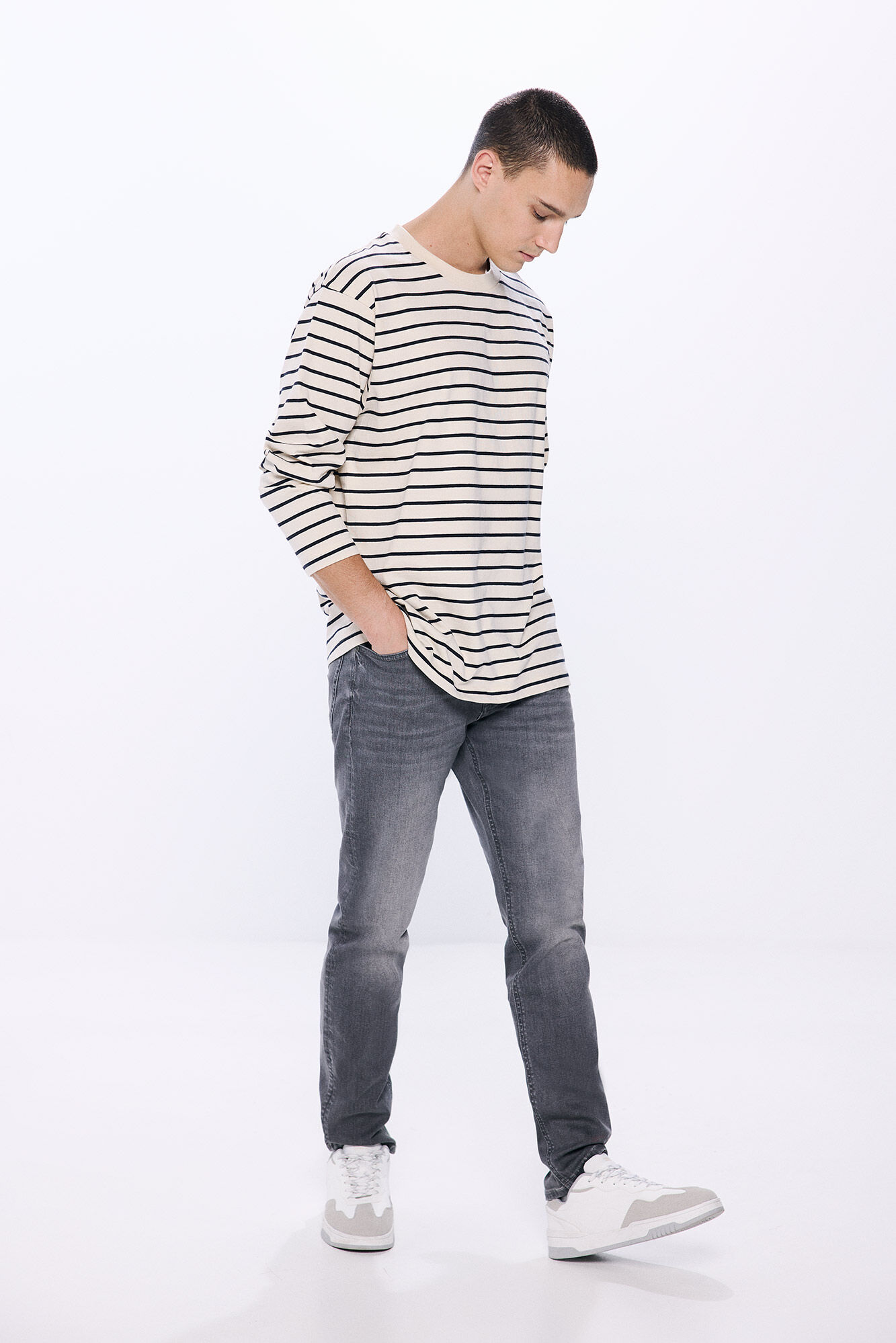 Springfield Vaquero slim fit gris oscuro