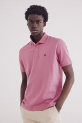 Springfield Polo piqu&eacute; b&aacute;sico regular fit fucsia