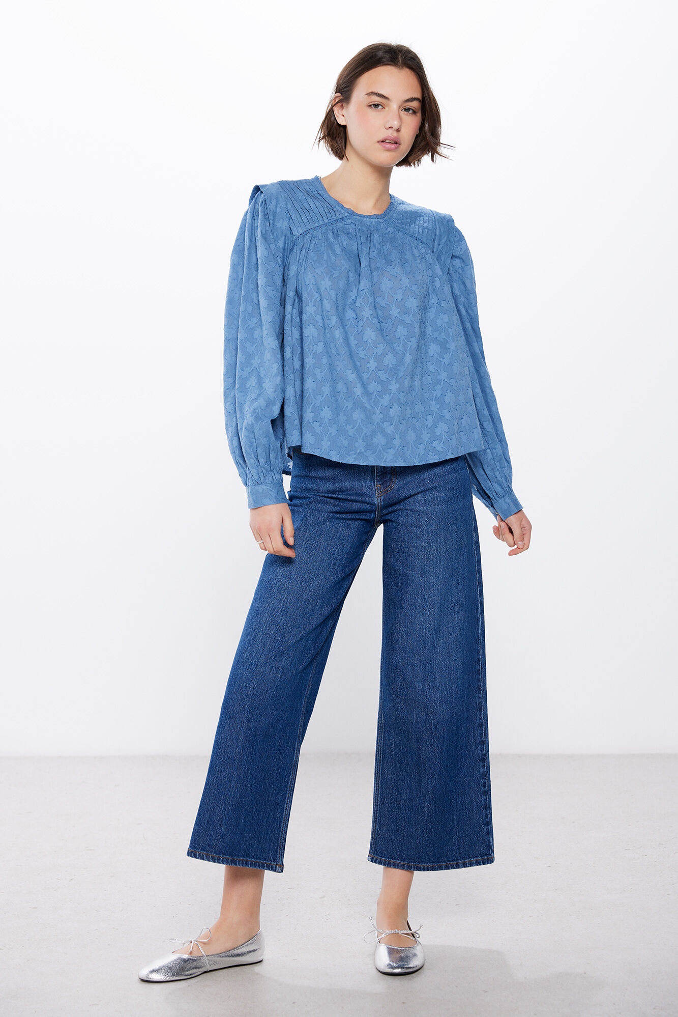 High Spirits Blusa Florence azul