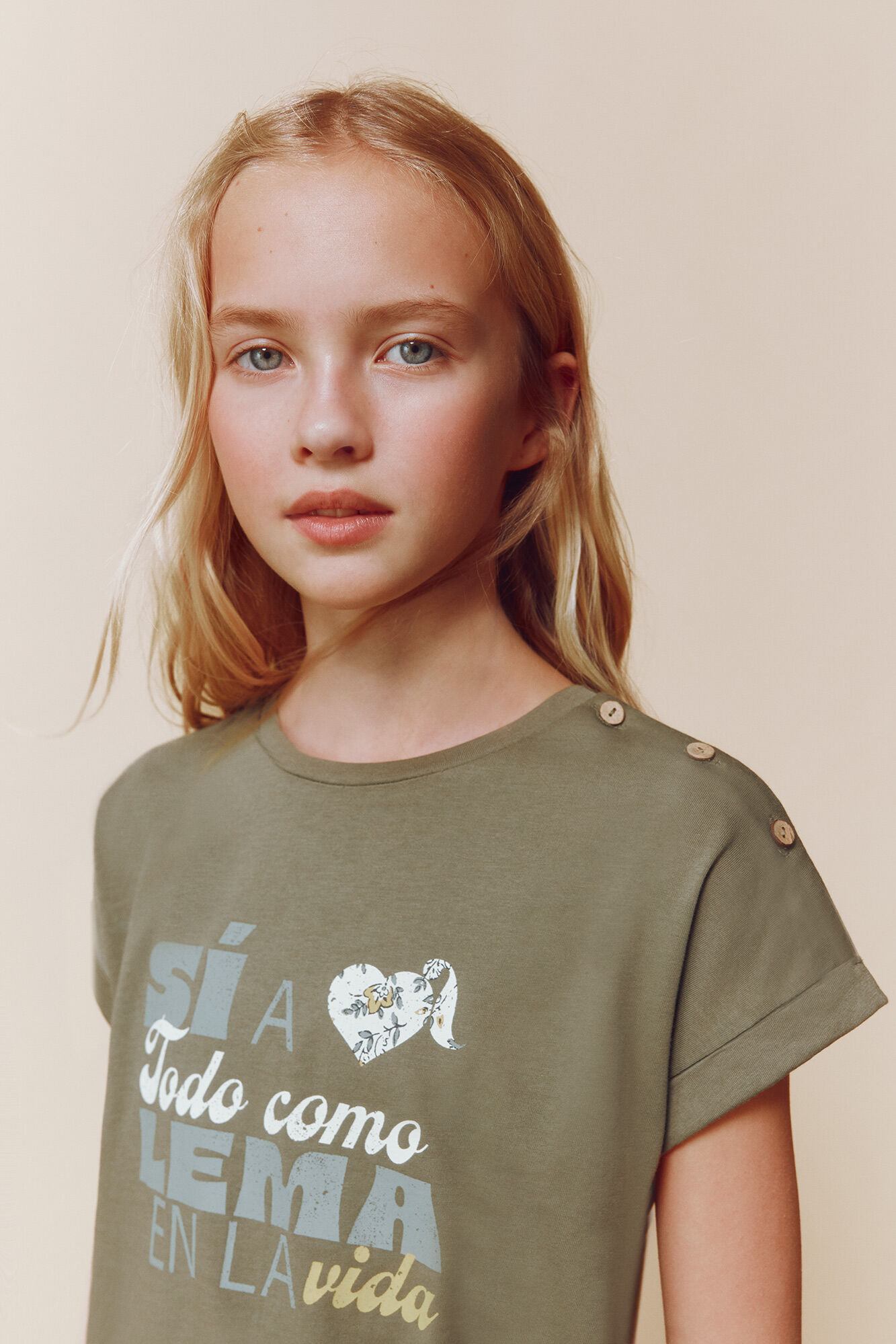 Springfield Kids Playera "S&iacute; a todo como lema en la vida"