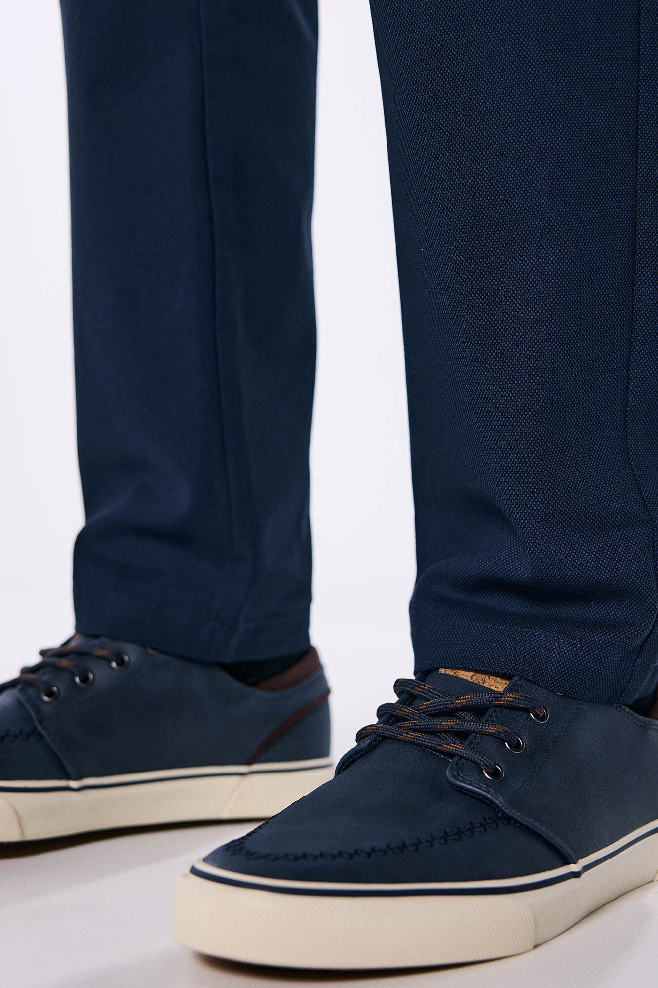 Springfield Pantal&oacute;n chino vestir comfort slim fit azulado