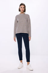 Springfield Pantalones slim pana azulado