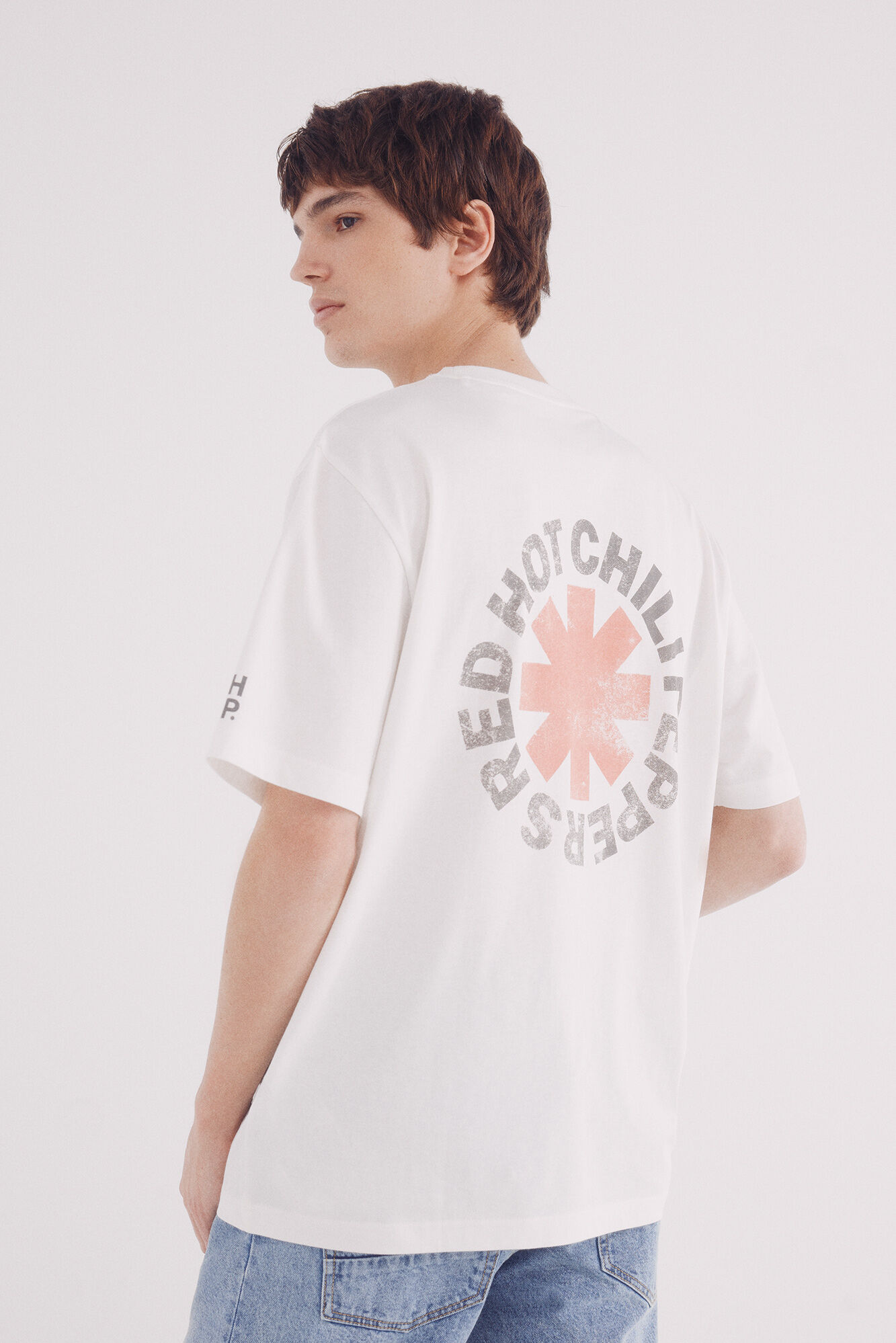 Springfield Playera Red Hot Chili Peppers marfil