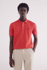 Springfield Polo piqu&eacute; b&aacute;sico regular fit rojo
