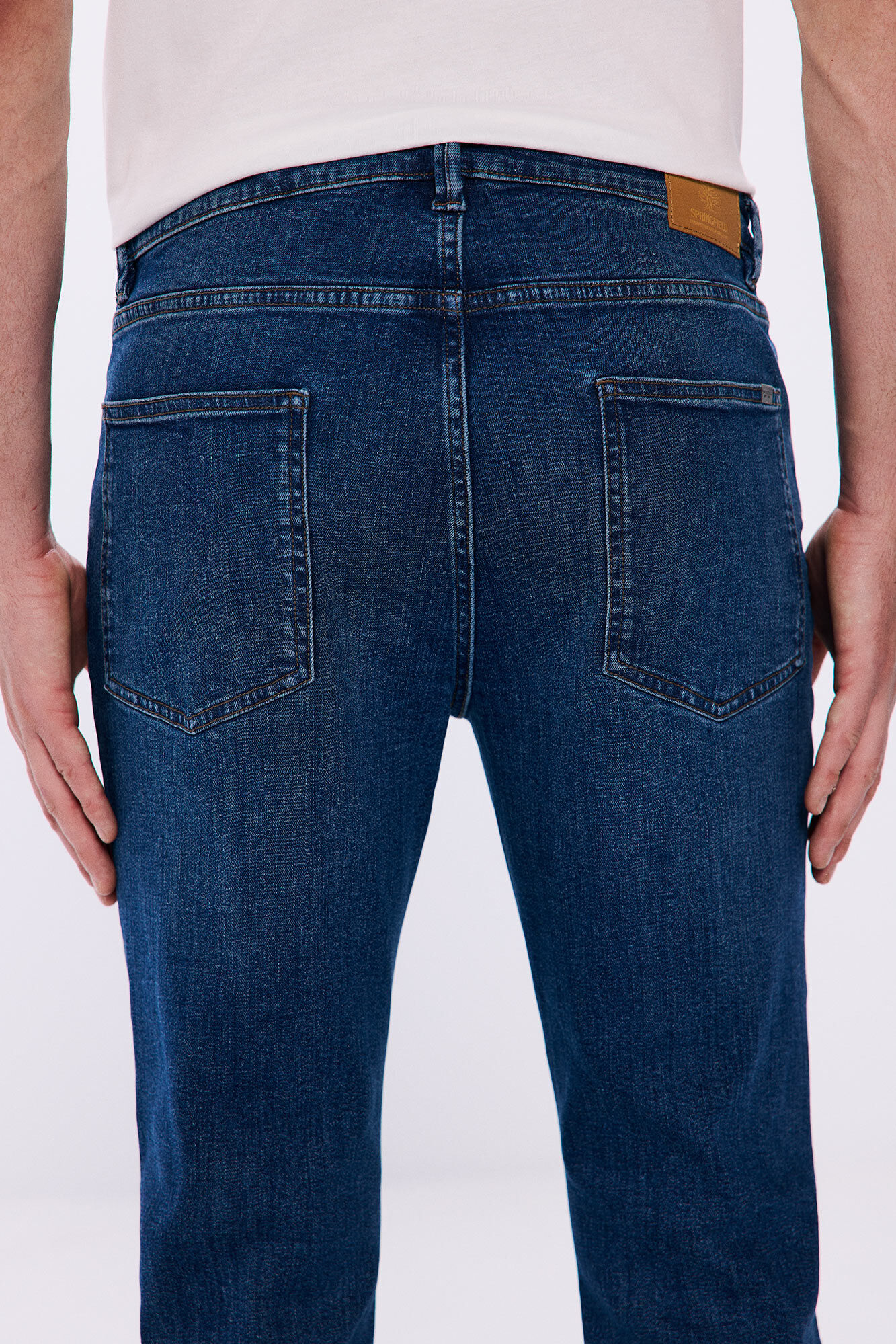 Springfield Vaquero skinny fit turquesa