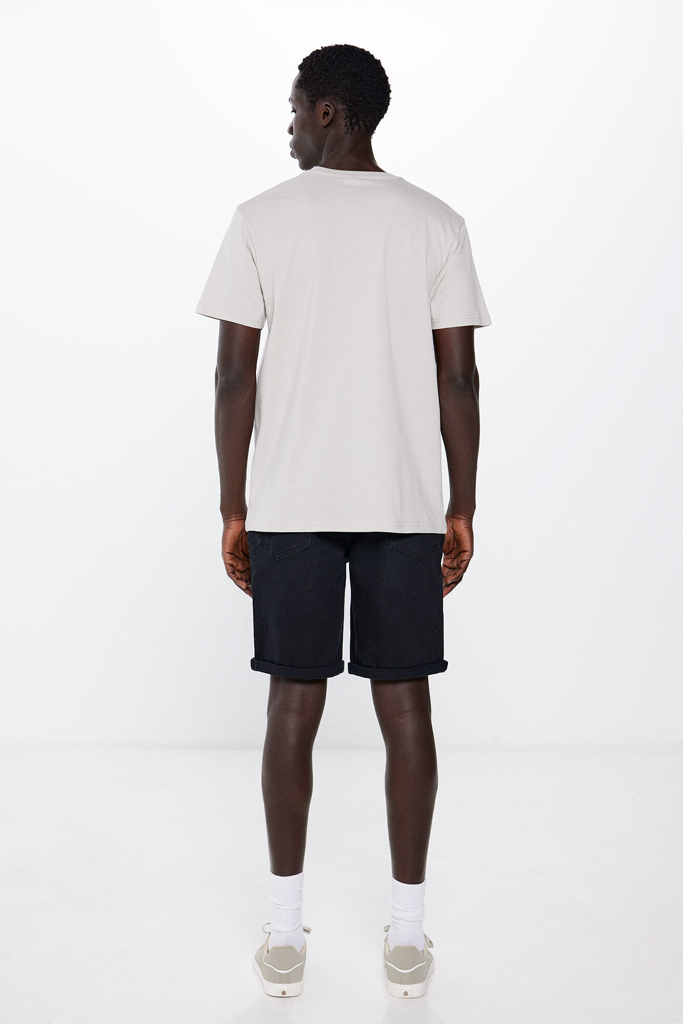 Springfield Bermuda denim b&aacute;sica negra negro