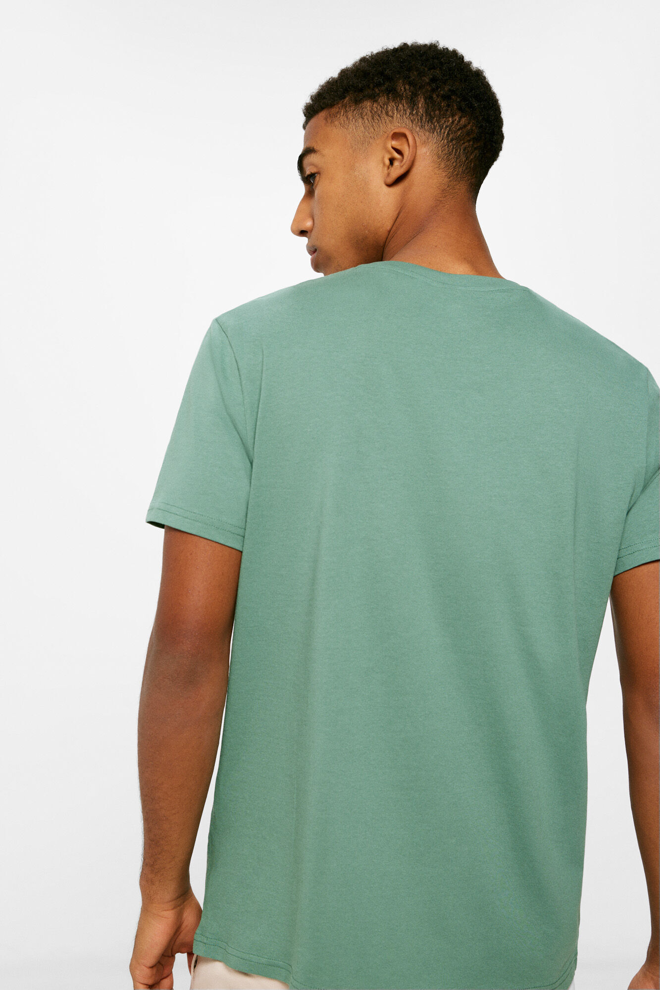 Springfield Playera b&aacute;sica &aacute;rbol verde