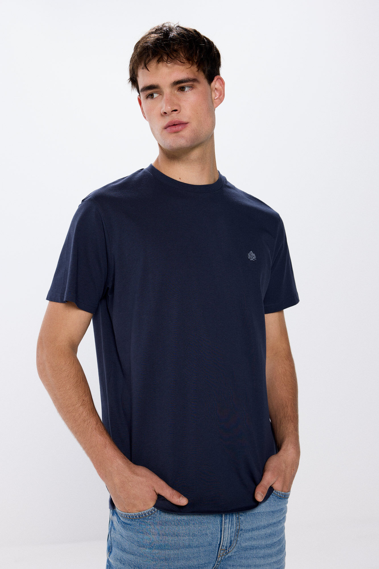 Springfield Playera b&aacute;sica cuello redondo