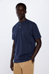 Springfield Polo piqu&eacute; cuello mao azul
