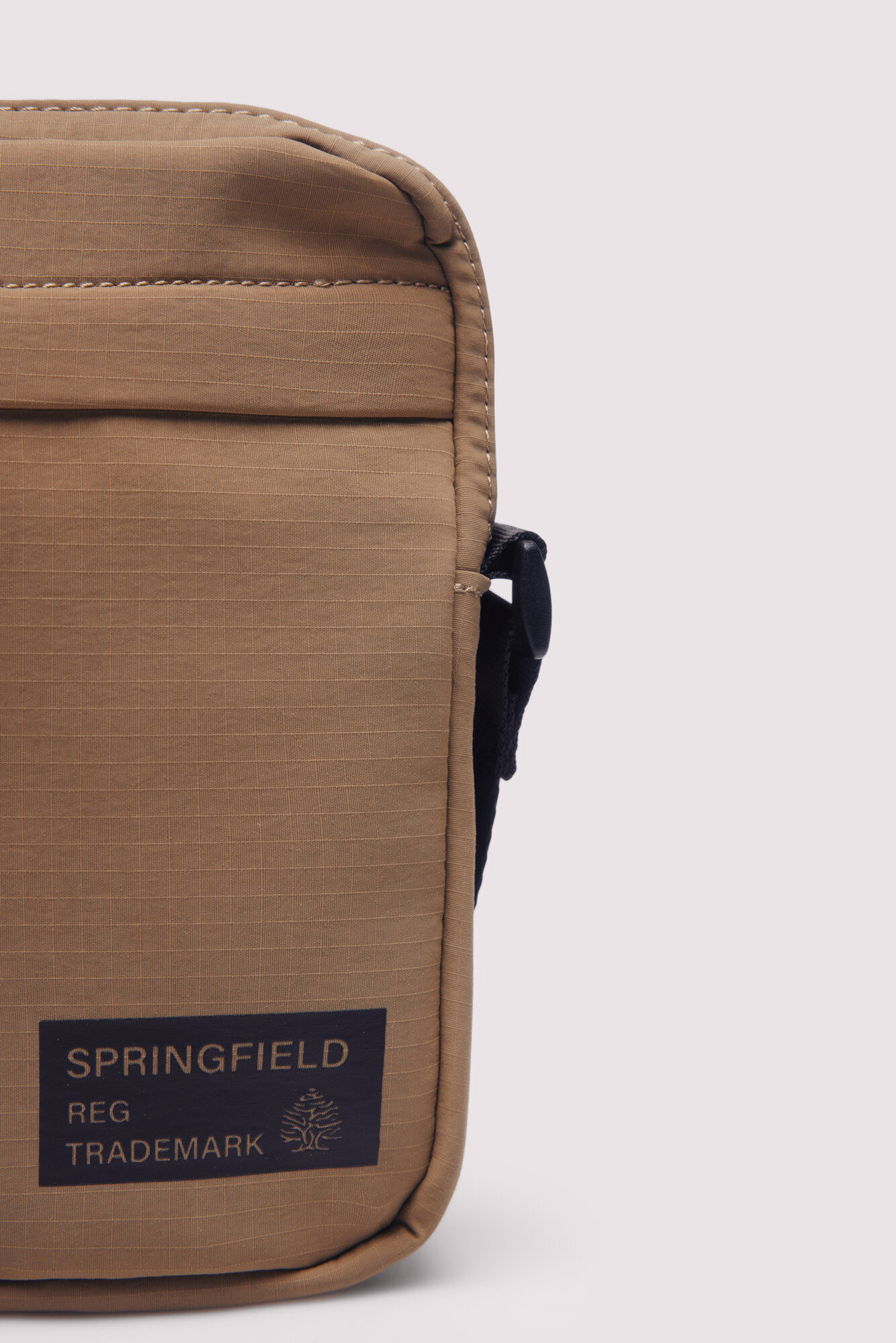 Springfield Bolsa peque&ntilde;a casual ripstock beige