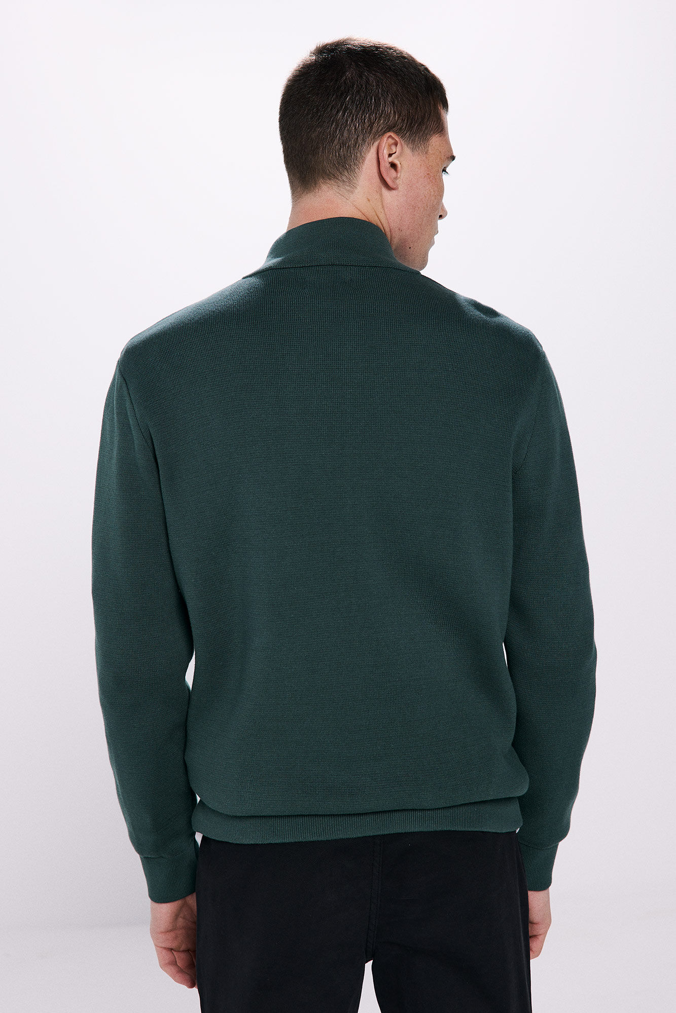 Springfield C&aacute;rdigan milano cremallera verde