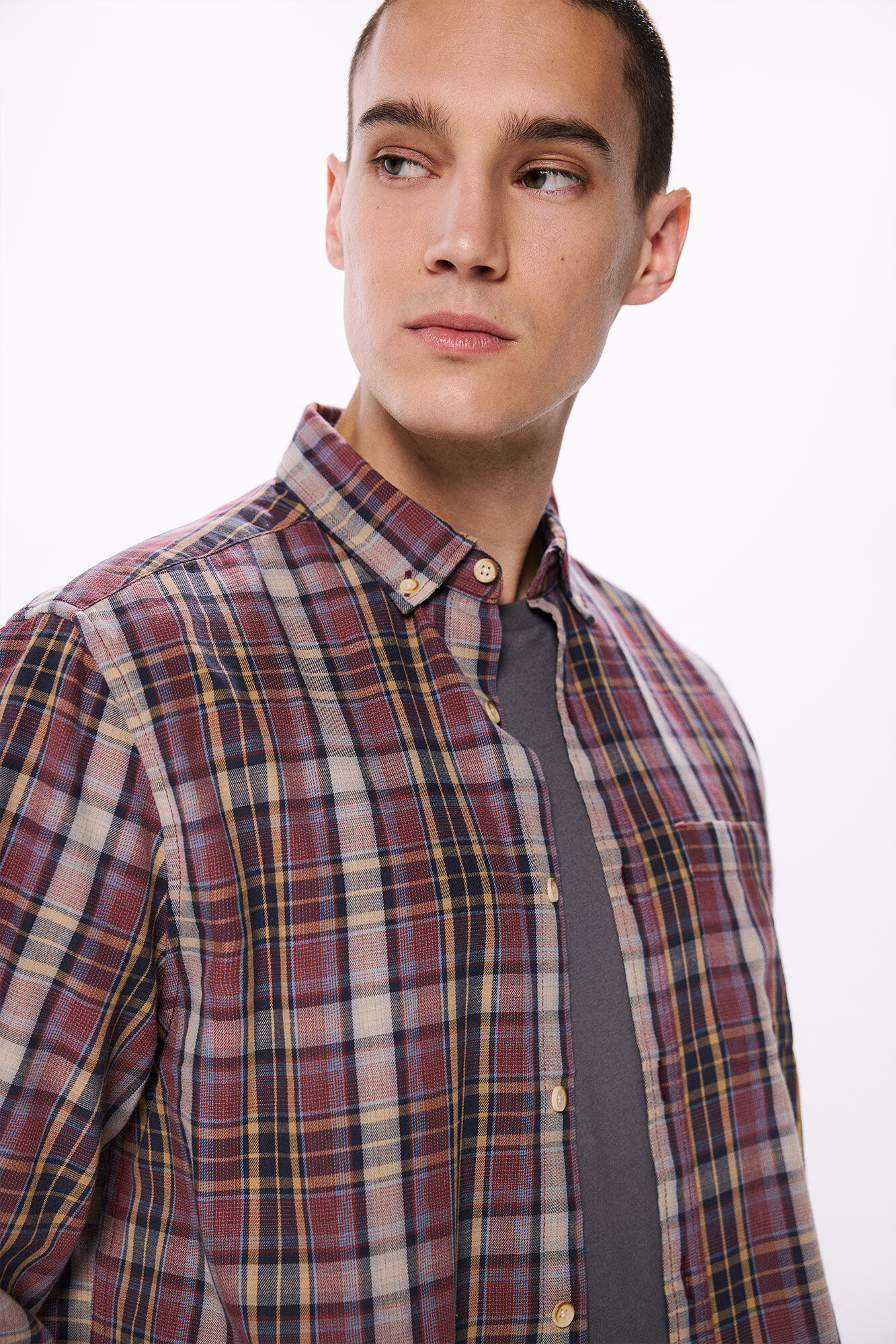 Springfield Camisa franela cuadros