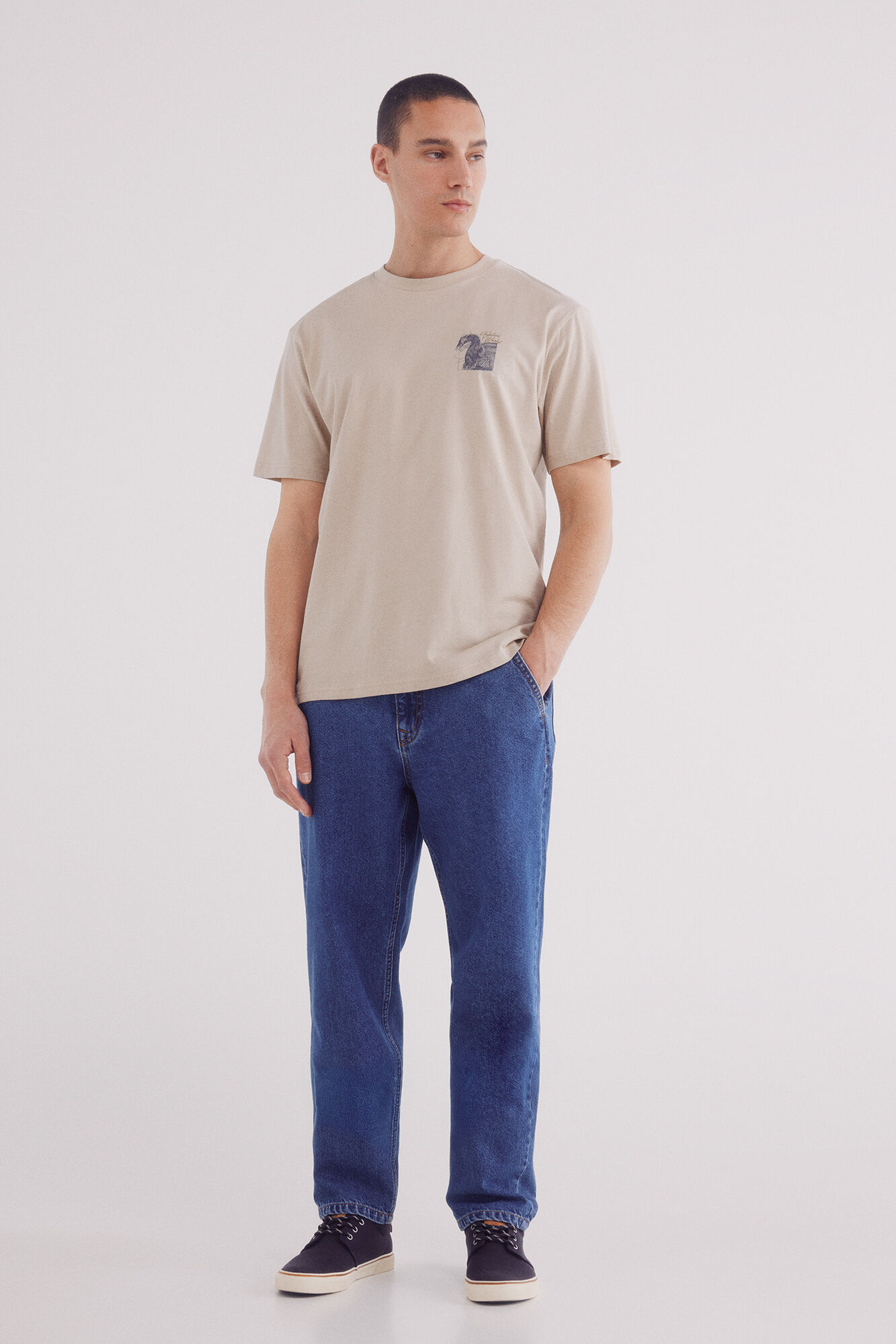 Springfield Playera dragon caf&eacute;