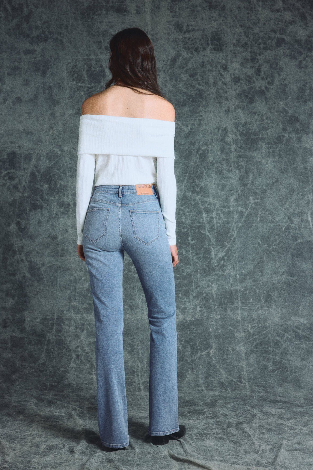 Springfield Jeans Flare azul