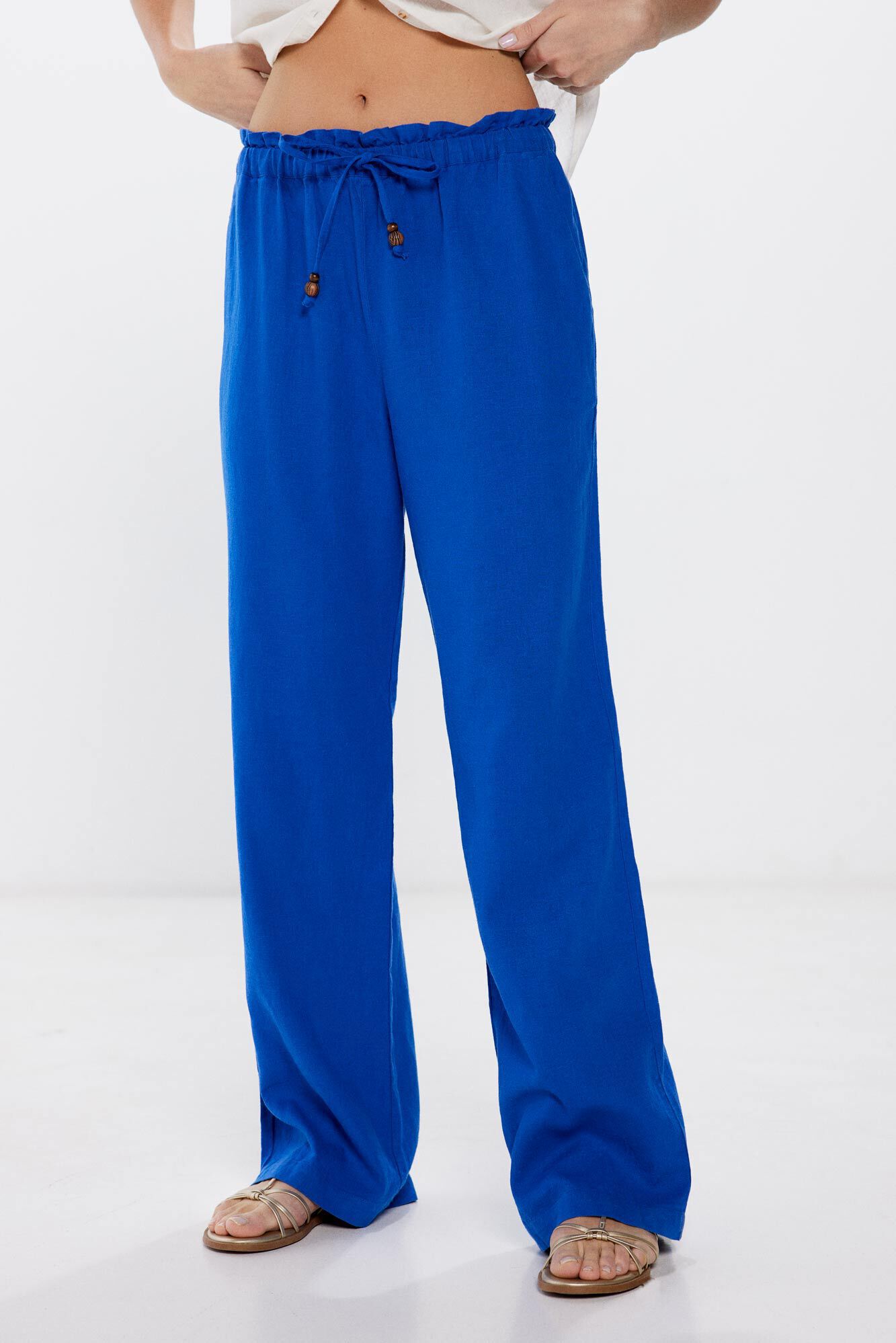 Springfield Pantal&oacute;n jogger lino viscosa