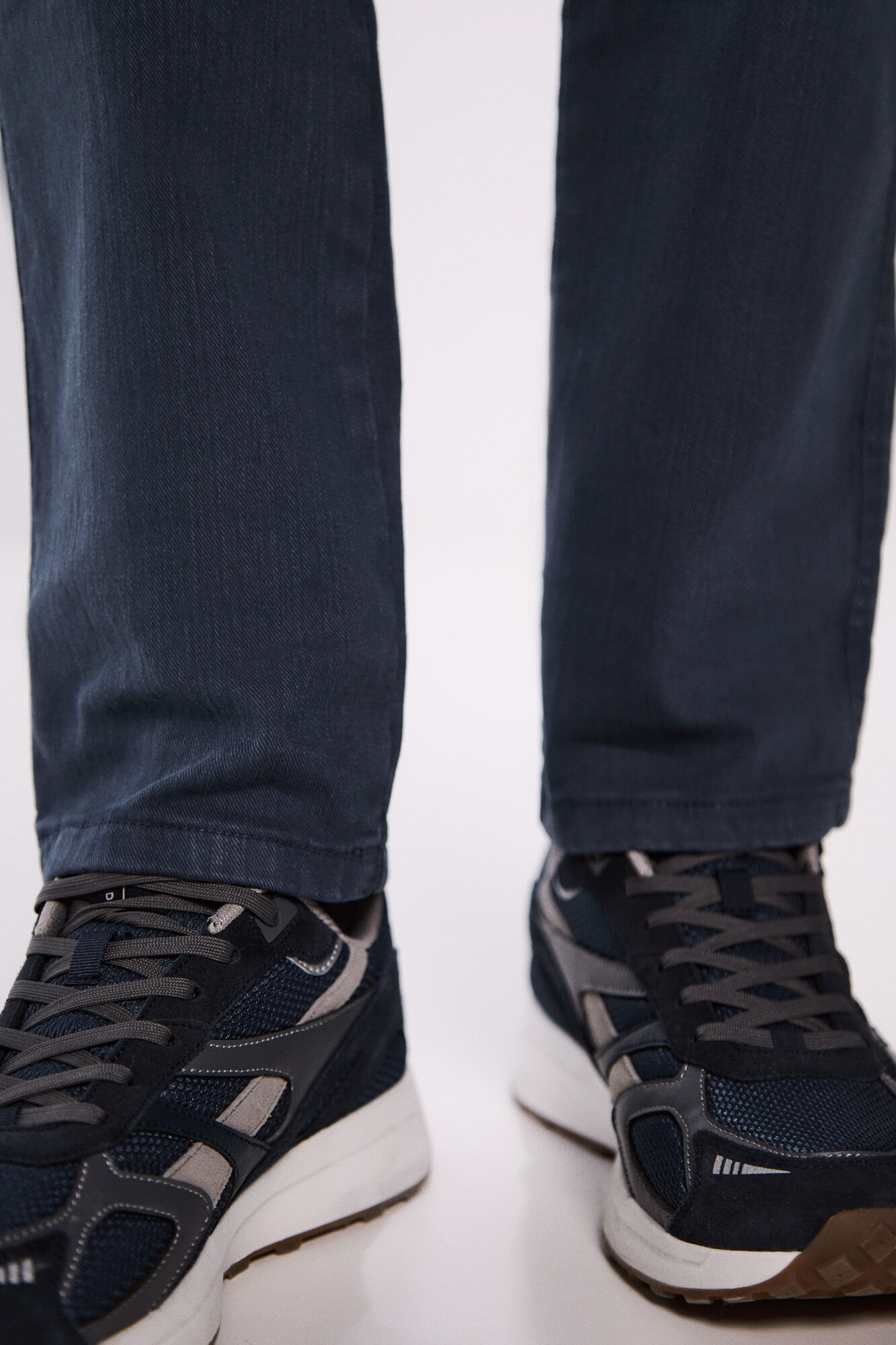 Springfield Pantal&oacute;n cargo lavado slim fit azul indigo