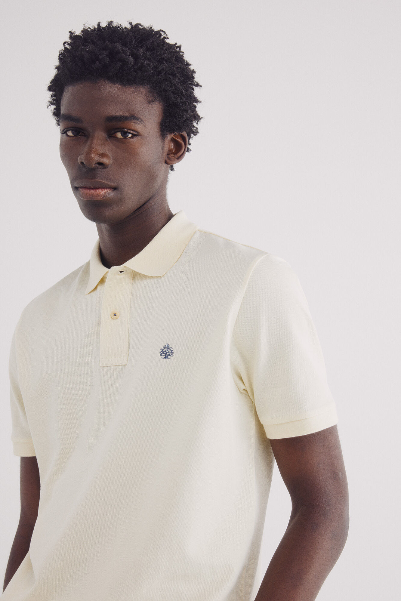 Springfield Polo piqu&eacute; b&aacute;sico regular fit amarillo