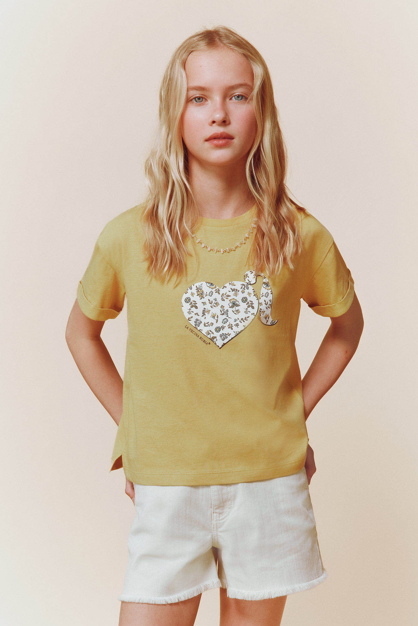 Springfield Kids Playera "Coraz&oacute;n con pelazo"