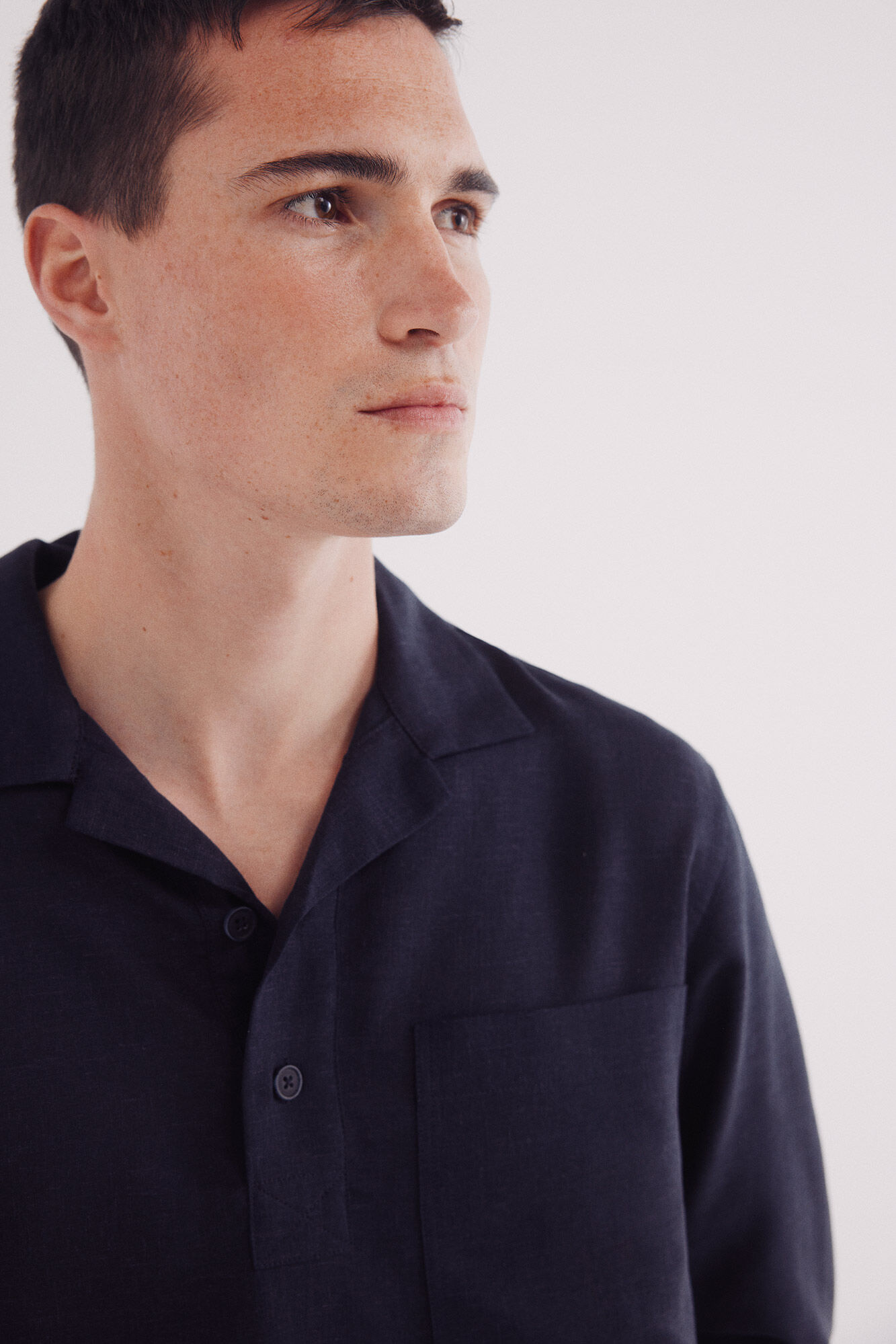 Springfield Camisa polo lino viscosa