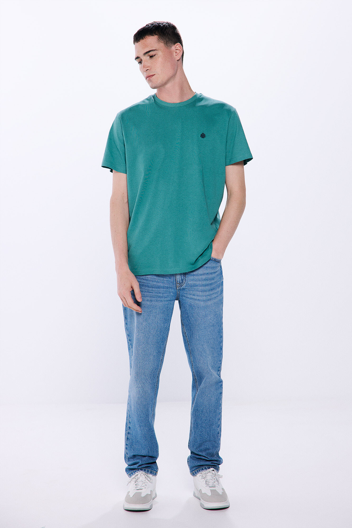 Springfield Playera b&aacute;sica cuello redondo