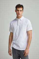 Springfield Polo piqu&eacute; contraste tapeta slim fit natural