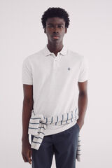 Springfield Polo piqu&eacute; b&aacute;sico fantas&iacute;a regular fit gris