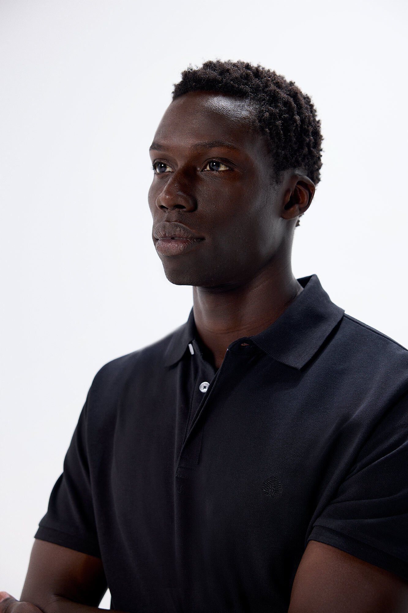 Springfield Polo piqu&eacute; slim fit negro