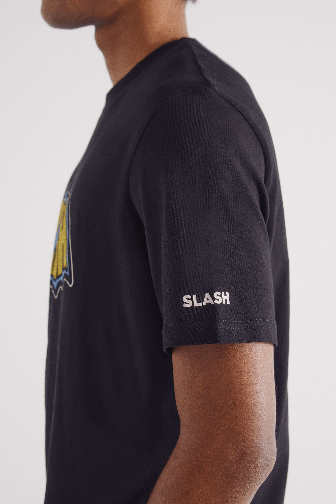 Springfield Playera Slash Bat negro