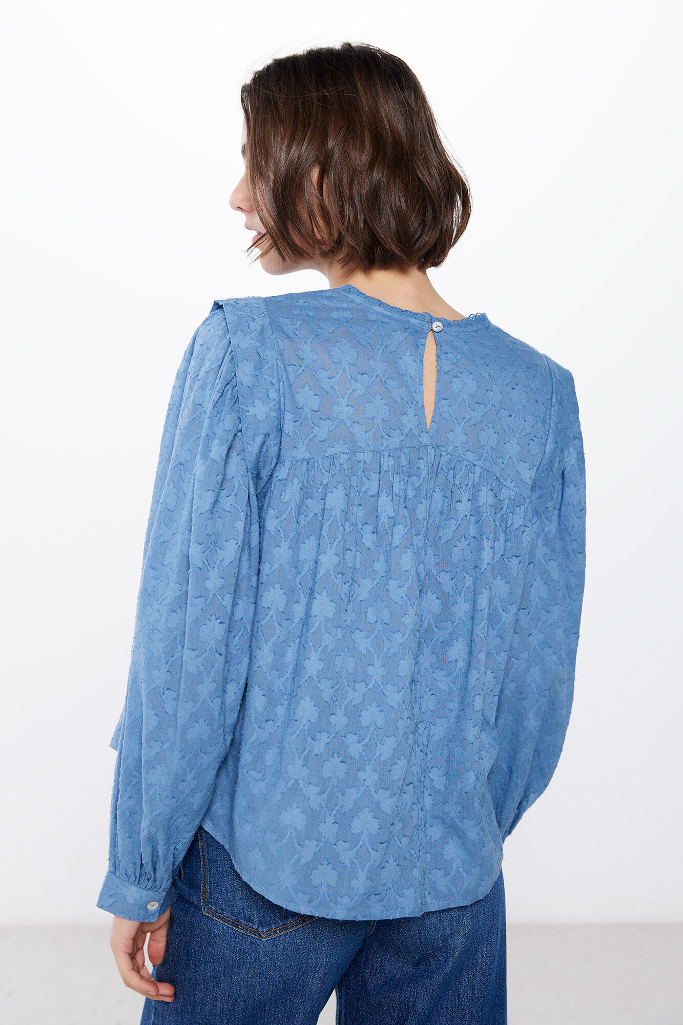 High Spirits Blusa Florence azul