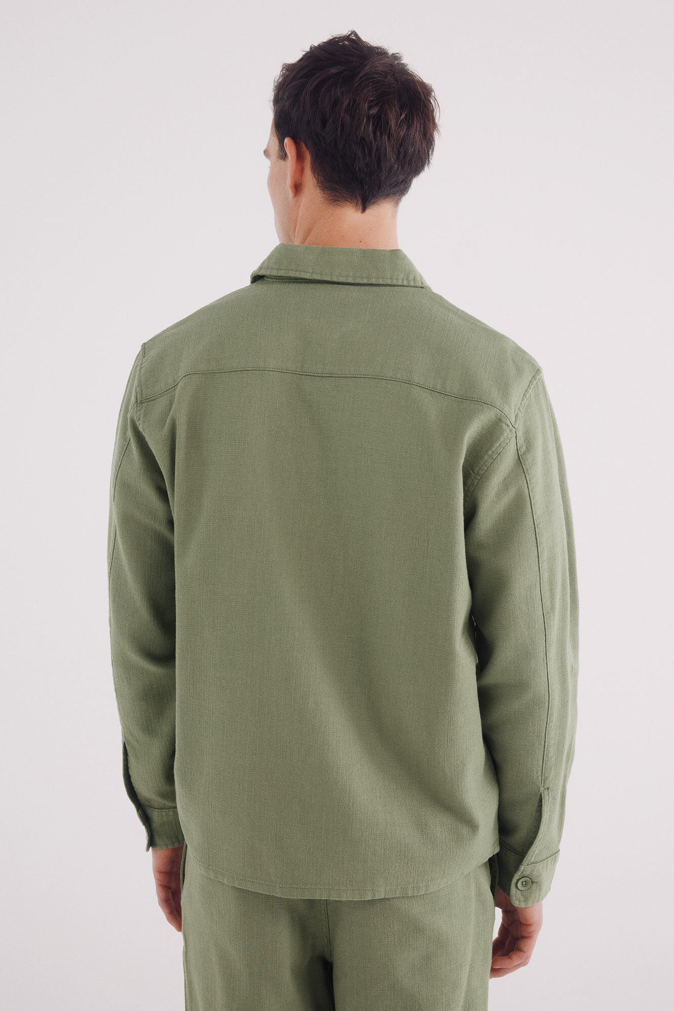 Springfield Sobrecamisa r&uacute;stica kaki