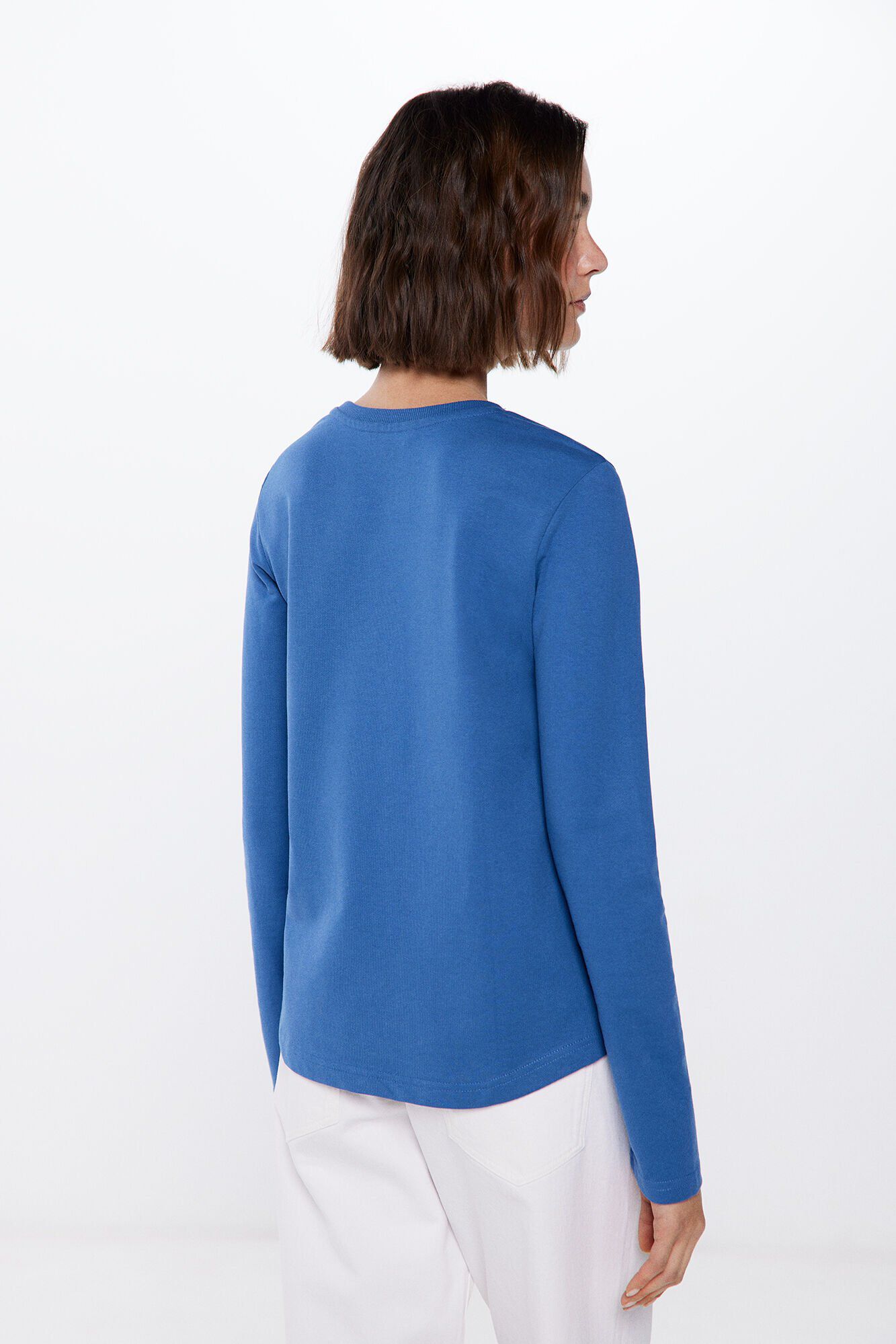 Springfield Sudadera &Eacute;tnica Bimateria azul
