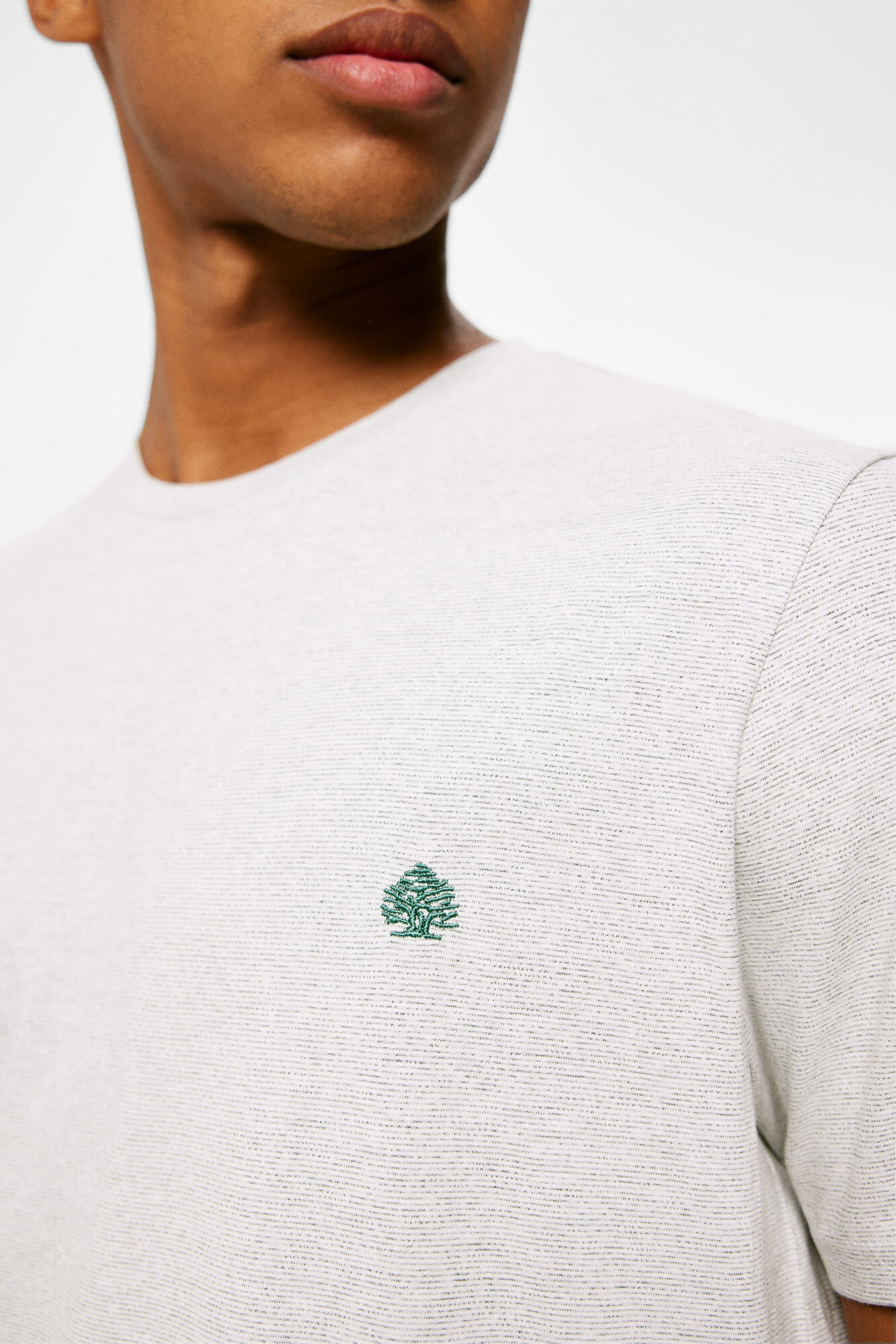 Springfield Playera falso liso verde
