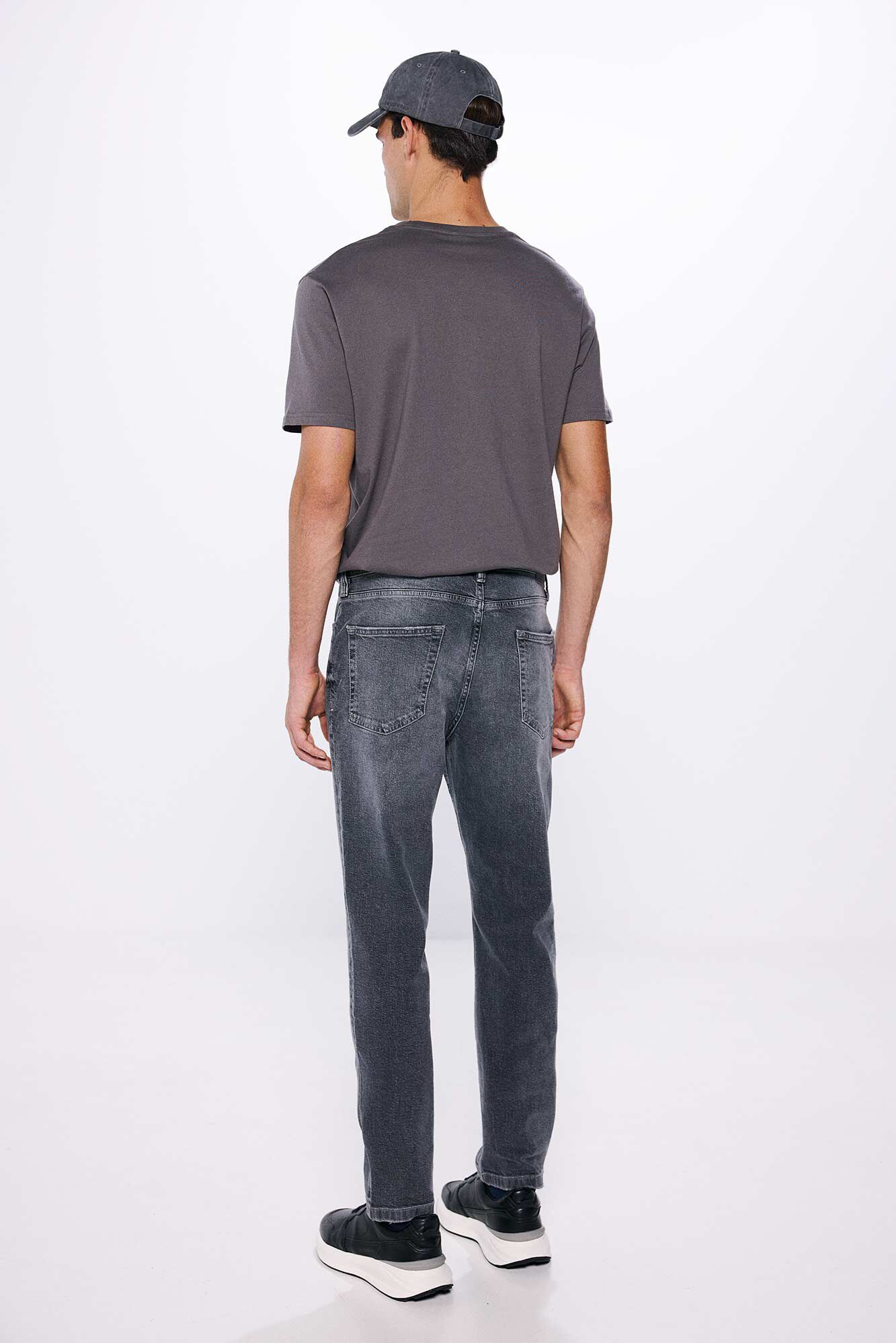 Springfield Jeans slim fit gris oscuro gris