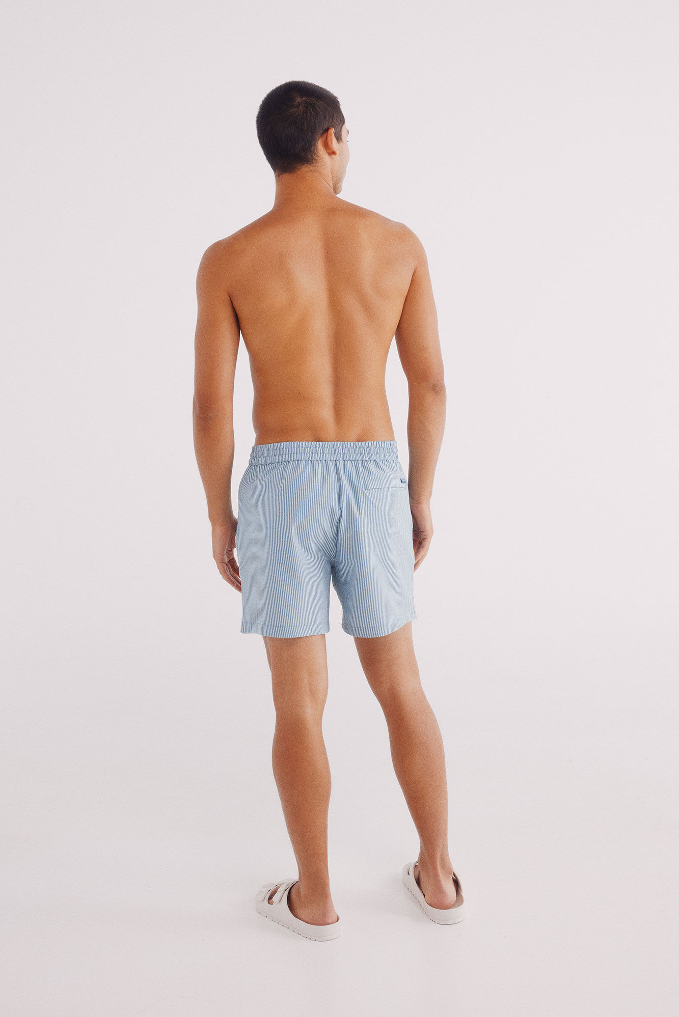 Springfield Ba&ntilde;ador seersucker estampado rayas estampado